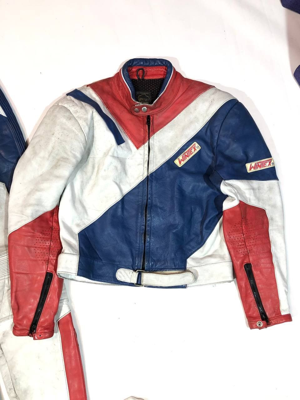 Other Wintex Vintage 80s Leather Overall Racing Moto Size US L / EU 52-54 / 3 - 2 Thumbnail