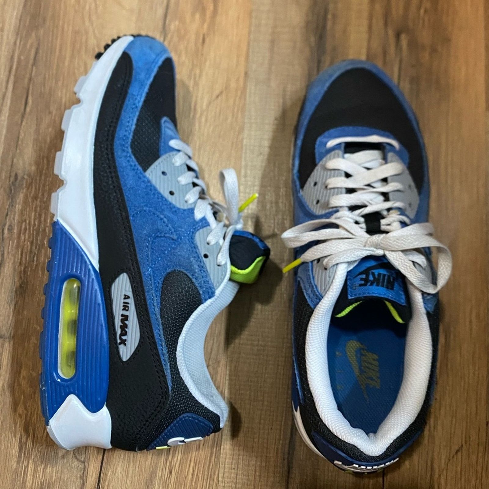 Nike Nike Air Max 90 Atlantic Blue Volt Size US 9.5 / EU 42-43 - 1 Thumbnail