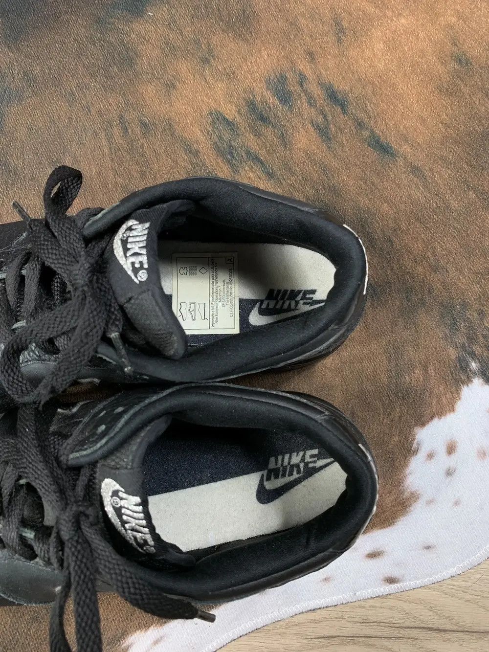 Nike × Vintage Vintage Rare 2004 Nike Dunk Low Black 00s y2k Size US 5.5 / IT 35.5 - 4 Thumbnail