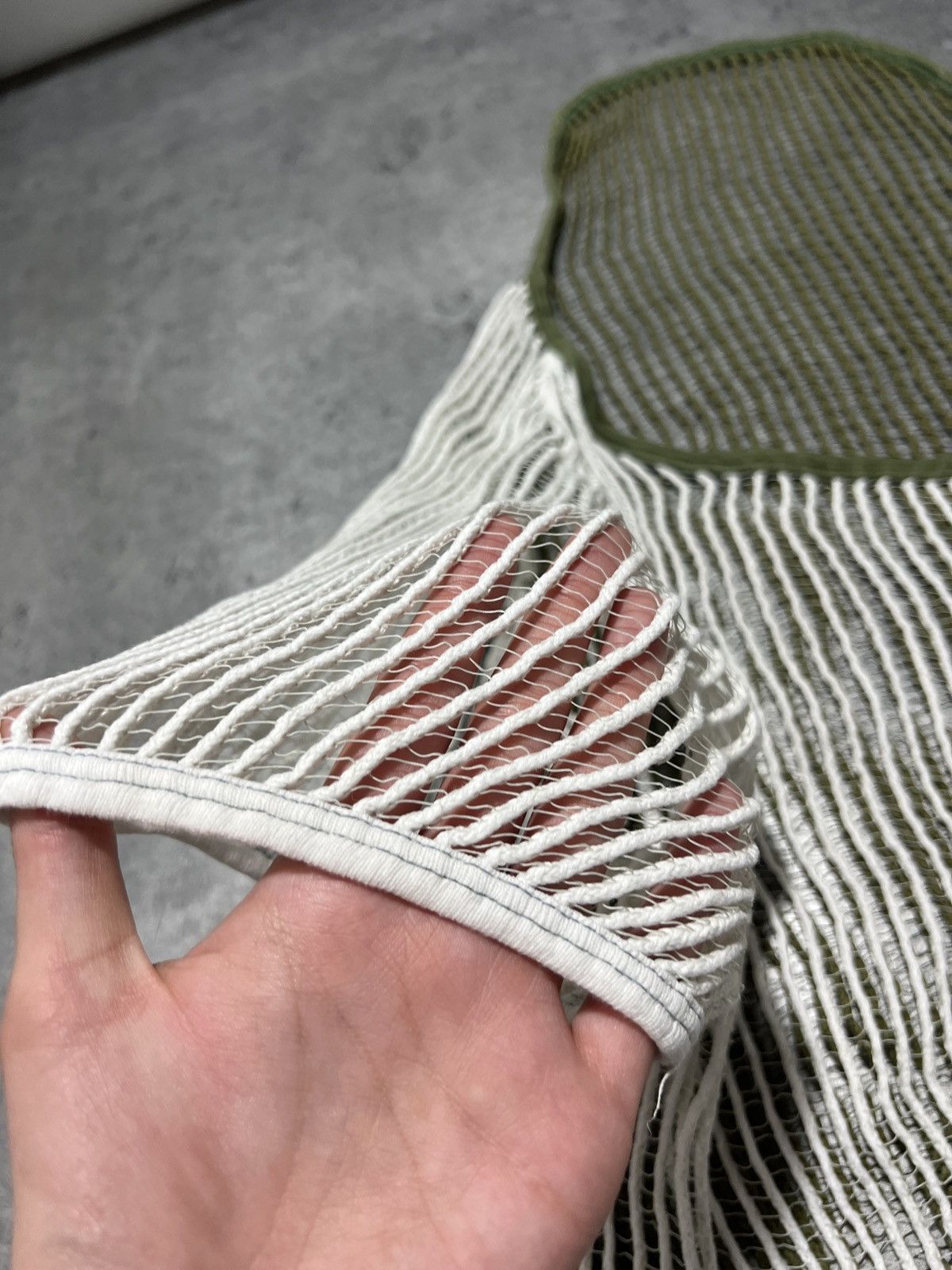 Designer × Japanese Brand × Vintage Vintage knit mesh holes distressed vest Size M / US 6-8 / IT 42-44 - 3 Thumbnail