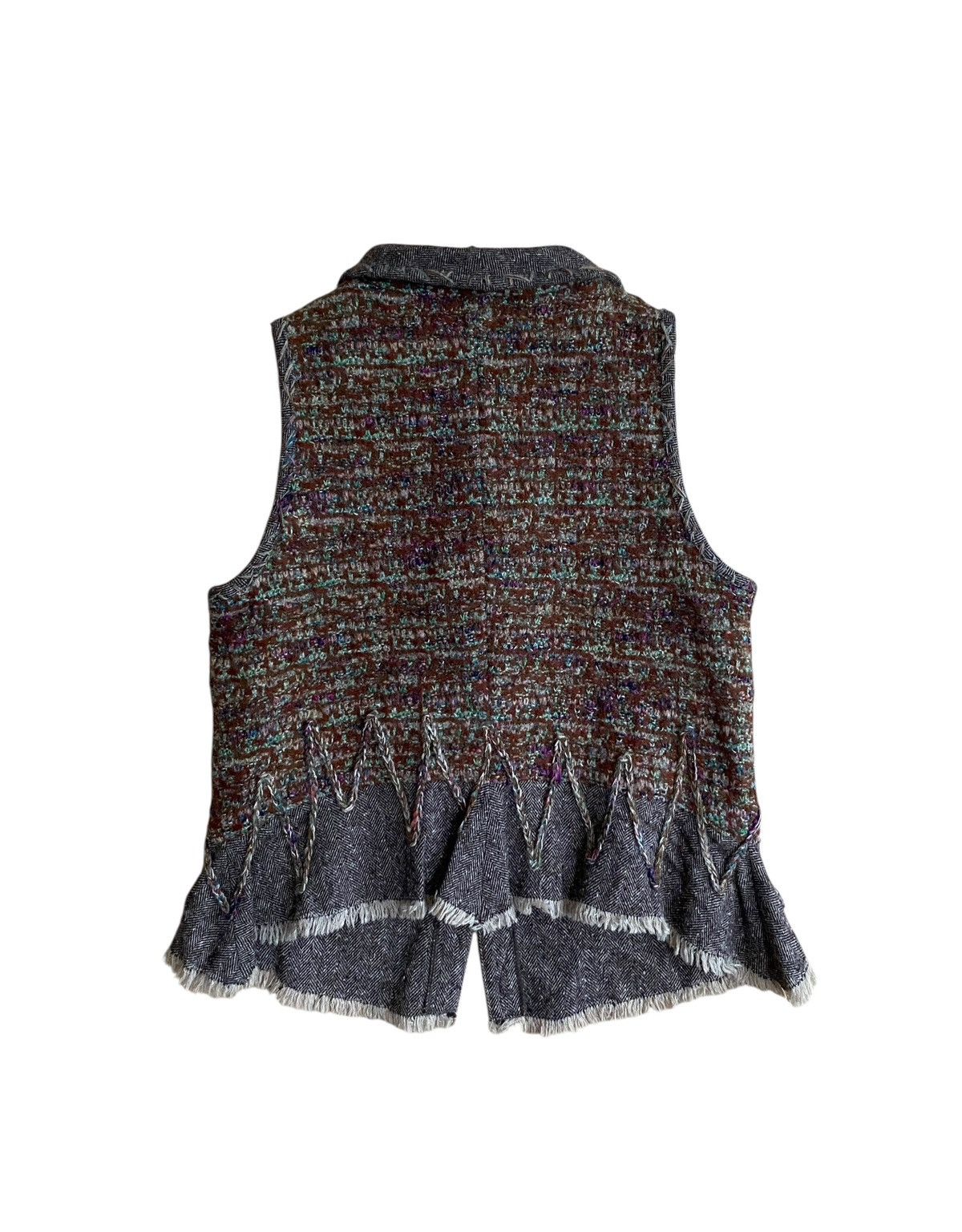 Japanese Brand Vintage Japanese Brand Noriko Araki Wool Vests 2000s Size US L / EU 52-54 / 3 - 2 Thumbnail