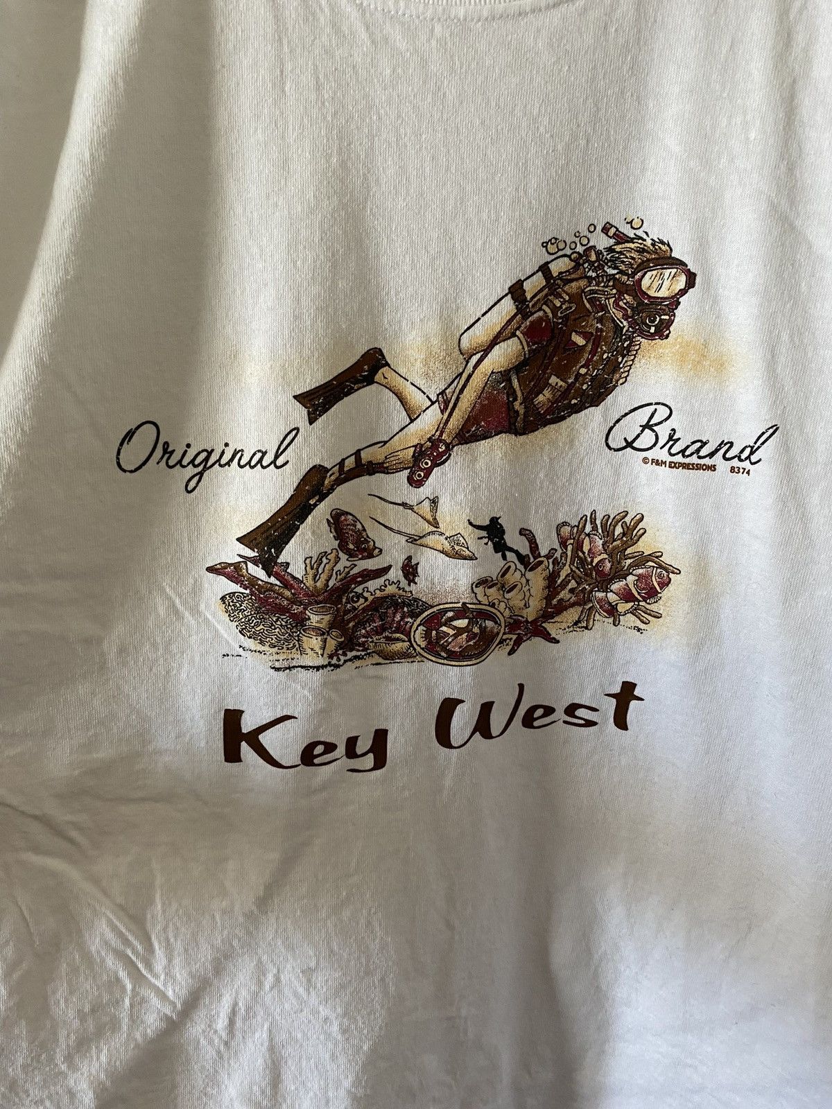 Vintage Vintage Key West Shirt Size US XL / EU 56 / 4 - 4 Thumbnail