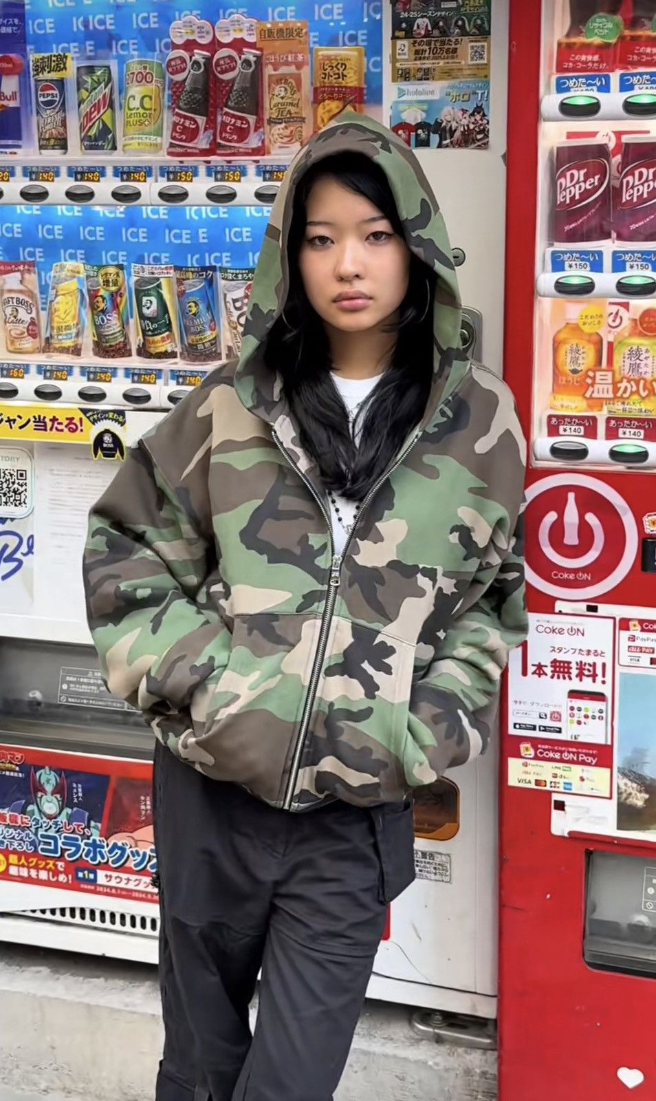 Other × Streetwear × Vintage Zicmade Camo Hoodie (Zip-up