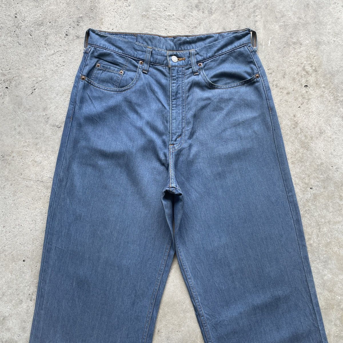 Levi's Vintage Levi’s 529 Soft Denim Baggy Pants W32x31 Size US 32 / EU 48 - 3 Thumbnail