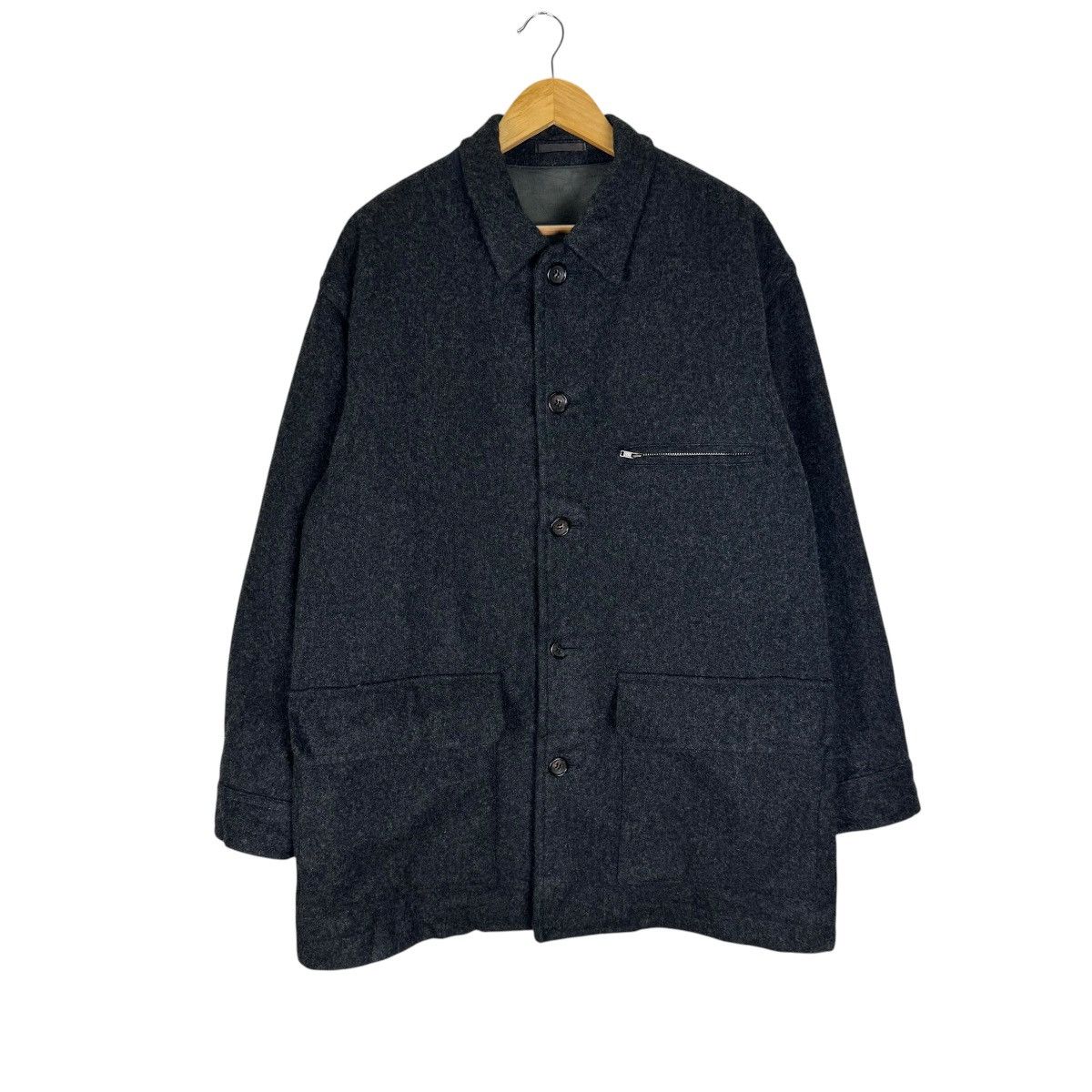 Comme des Garcons Homme 🔥80s CDG HOMME WOOL OVERSIZE JACKET Size US M / EU 48-50 / 2 - 2 Thumbnail