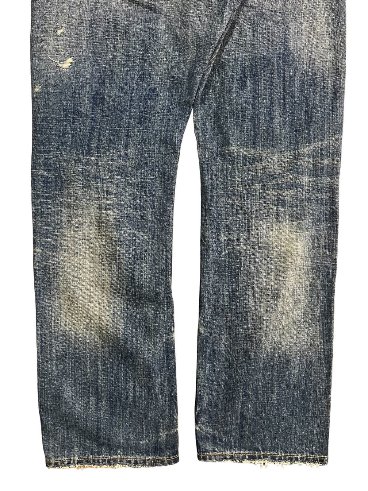 Le Grande Bleu (L.G.B.) Vintage American Eagle Outfitters Boro Distressed Loose Jean Size US 36 / EU 52 - 6 Thumbnail