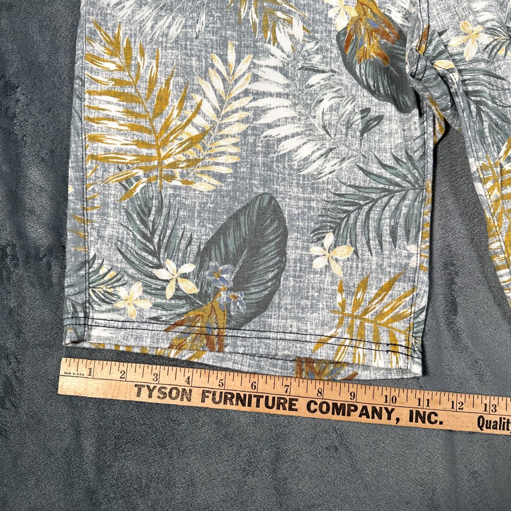 Prana VINTAGE Prana Shorts Men 38 Casual Chino Cotton Blend Stretch Hawaiian Floral 10" Inseam Size US 38 / EU 54 - 2 Thumbnail