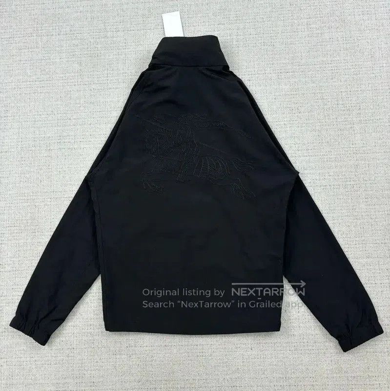 Burberry Burberry Women's Black Nylon Embroidered Jacket. Size XXS / US 00 / IT 34 - 2 Thumbnail