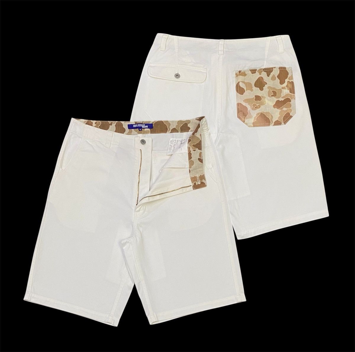 Junya Watanabe Junya Watanabe CDG Camouflage Cotton Twill Short Pants Size US 32 / EU 48 - 1 Thumbnail