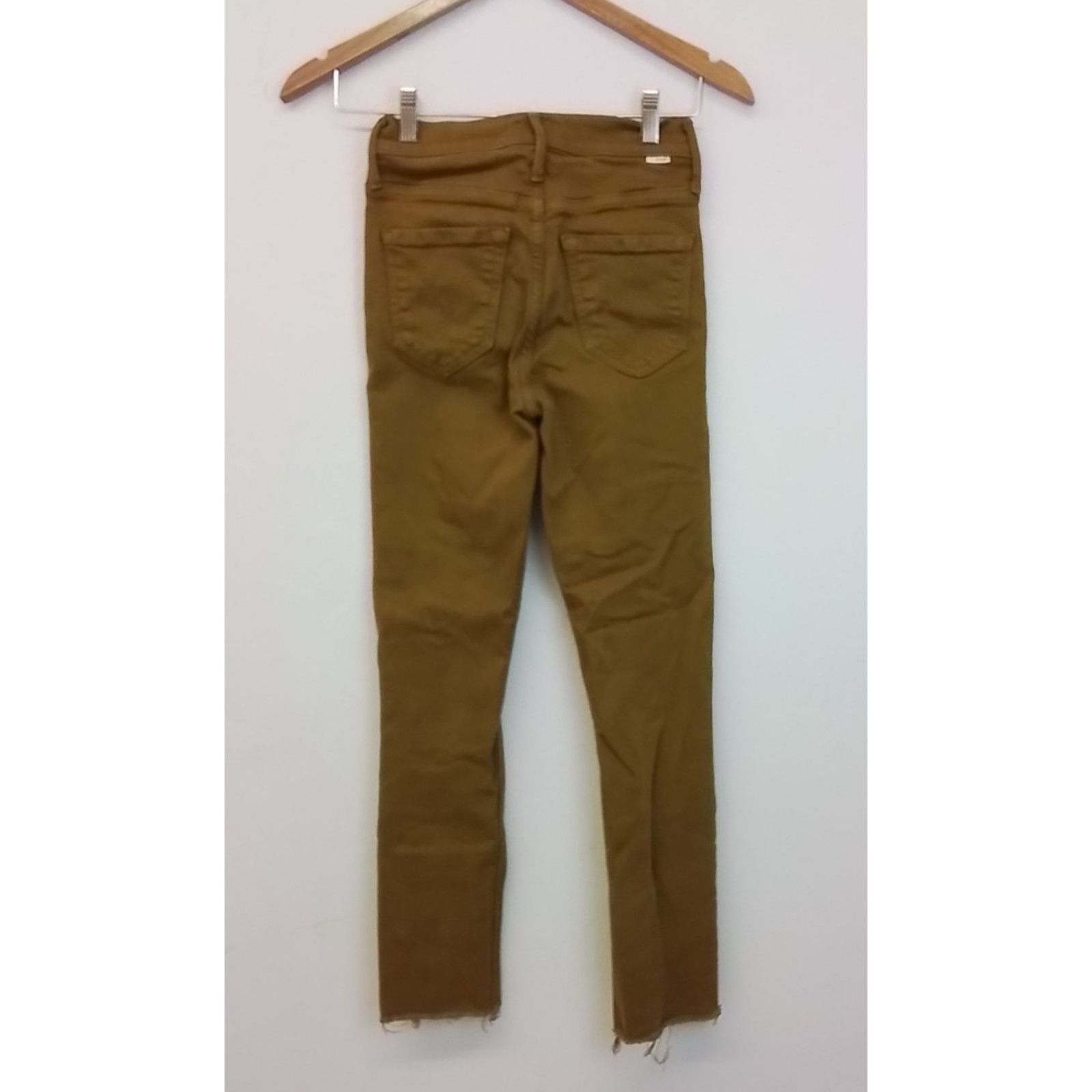 MOTHER Mother The Mid Rise Dazzler Jeans Women's 24 Brown Ankle Size 24" / US 00 / IT 34 - 3 Thumbnail