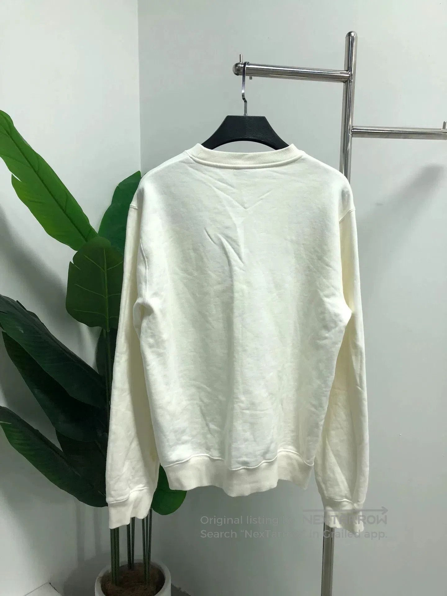 Dior white dior cd embroidered crewneck sweatshirt. Size US L / EU 52-54 / 3 - 2 Thumbnail