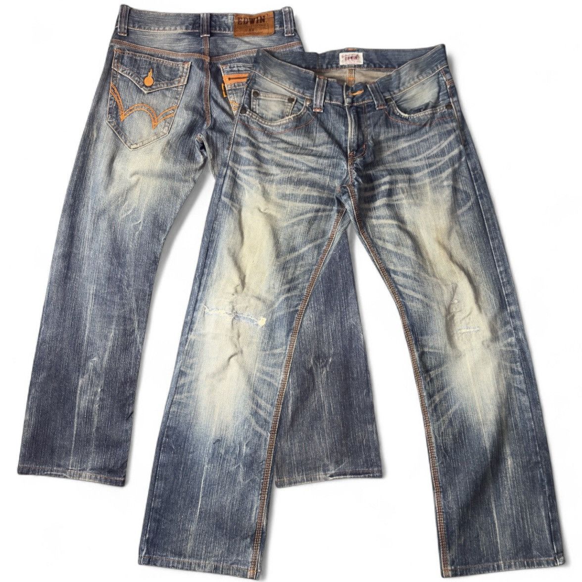 Edwin 🔥🇯🇵 Vintage Japanese Seditionaries Edwin 403XV Bootcut Denim Size US 30 / EU 46 - 1 Thumbnail