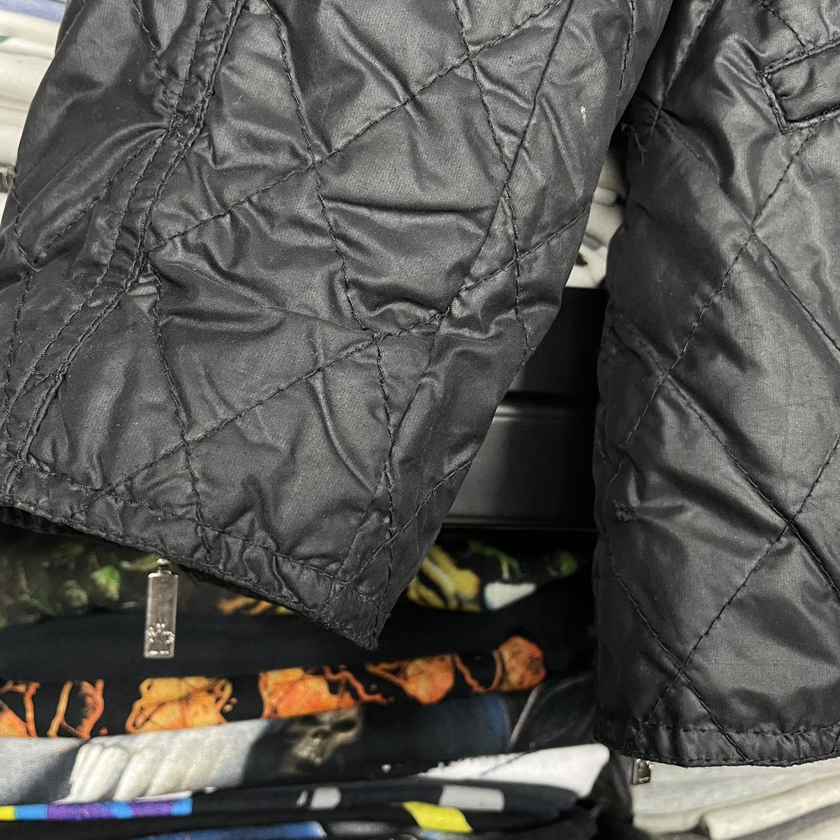 Designer × Moncler Moncler Coat Jacket Black Logo Hooded Y2K Retro Size M / US 6-8 / IT 42-44 - 7 Thumbnail