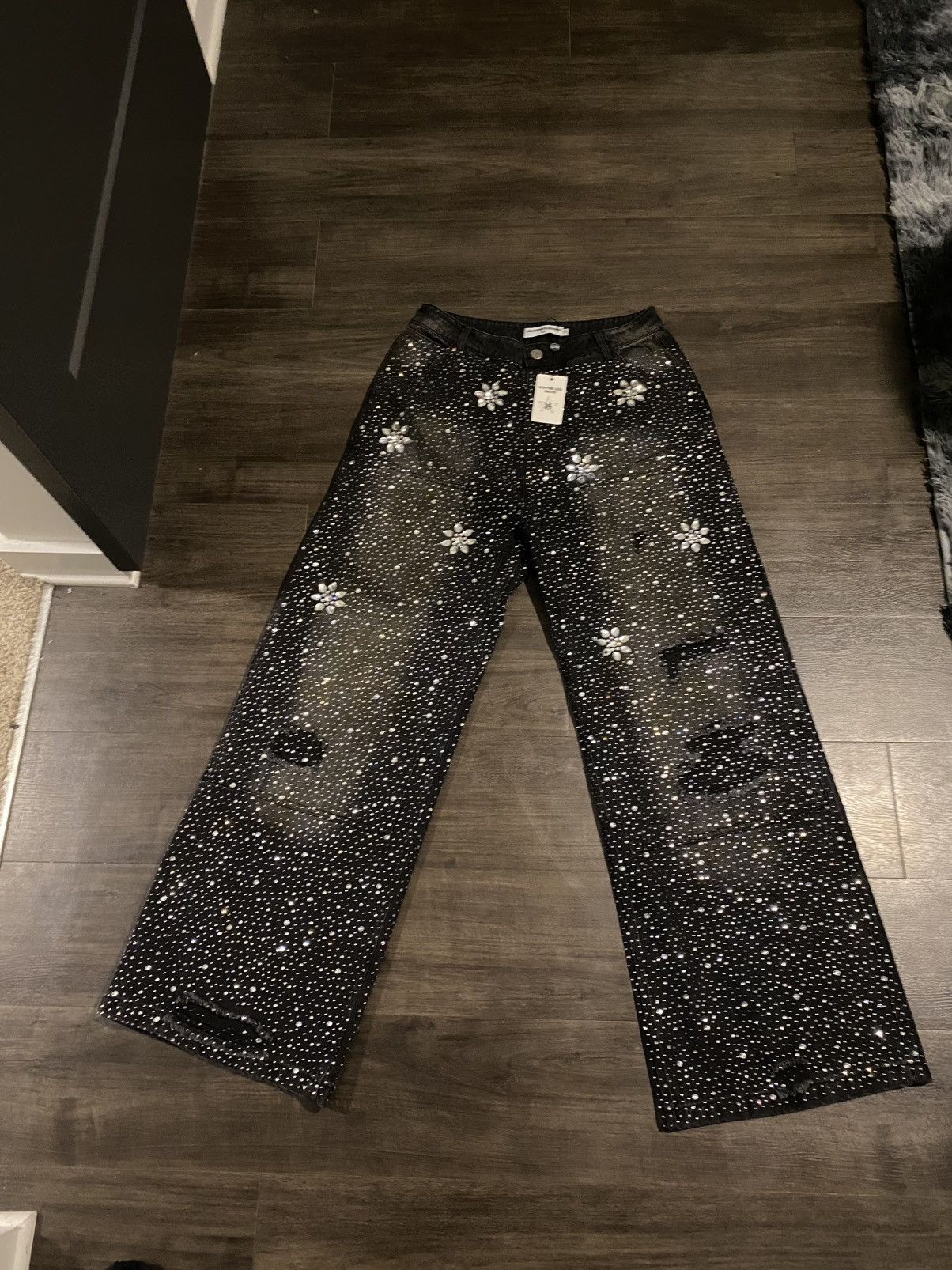 Vale Vale rhinestone jeans | Grailed
