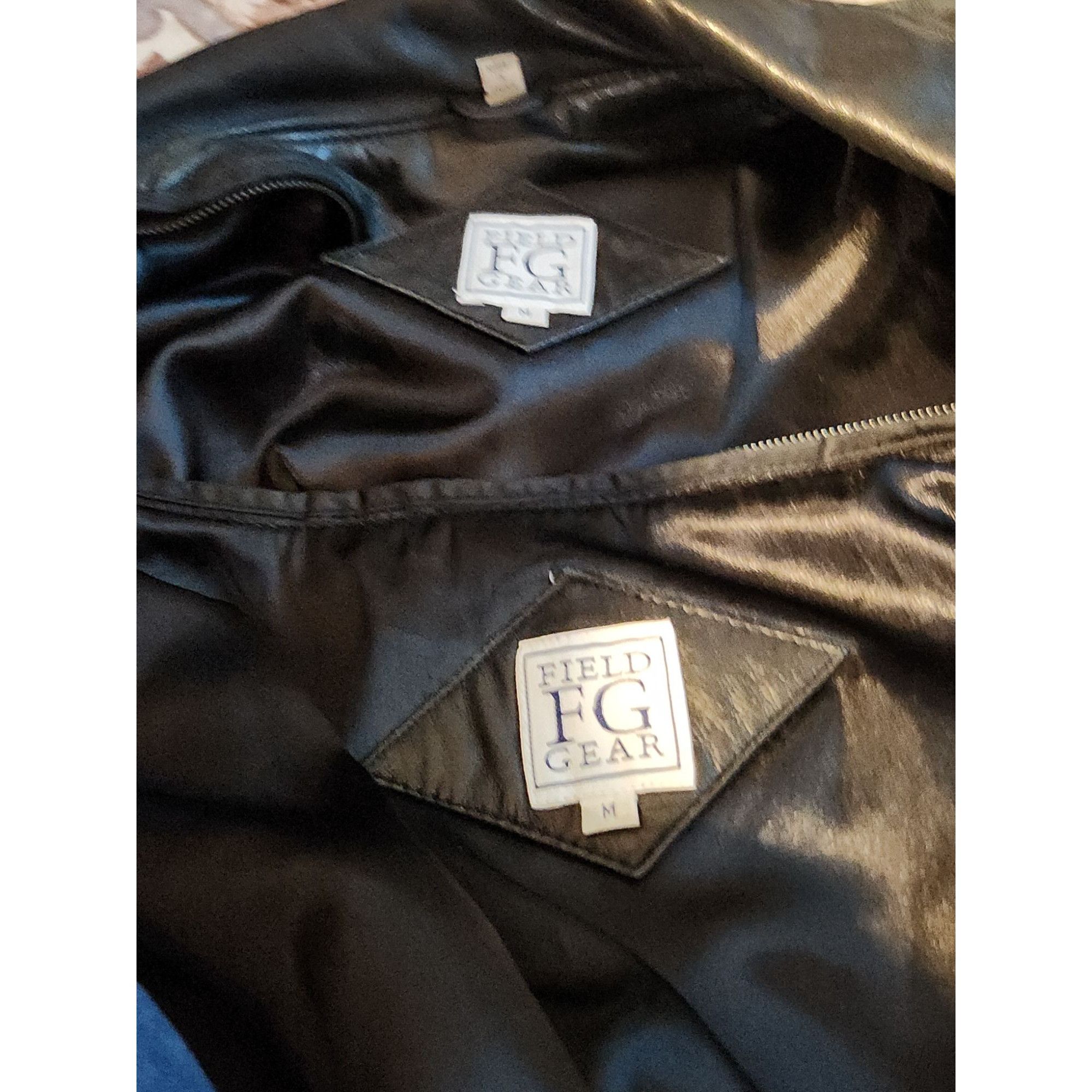Vintage Field Gear Genuine Leather Coat Vtg Black Adult M Removable Size US M / EU 48-50 / 2 - 6 Thumbnail