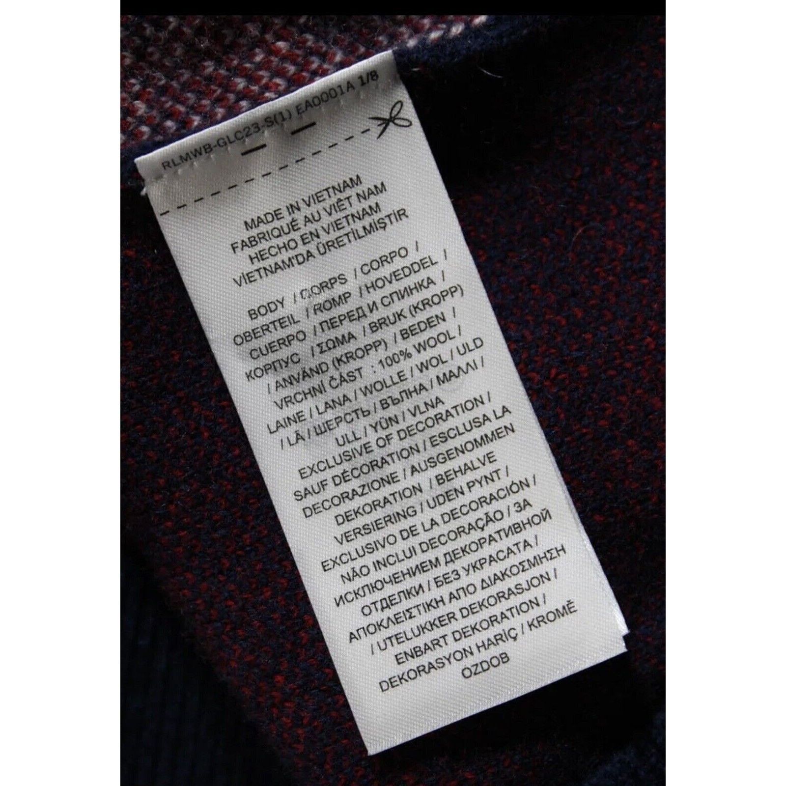 Polo Ralph Lauren Polo Ralph Lauren Olympic Team Hoodie Blue Red Med 100% Wool Size US M / EU 48-50 / 2 - 4 Thumbnail