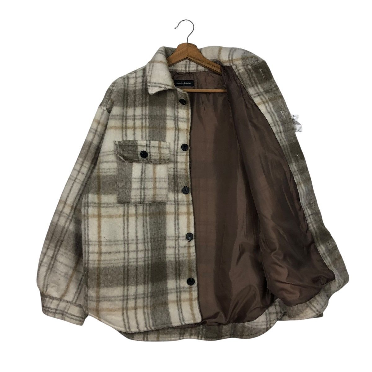 Japanese Brand 🔥VINTAGE WOOL FLANNEL JACKET LOUIS CHAVLON ISSEY MIYAKE Size US M / EU 48-50 / 2 - 13 Thumbnail