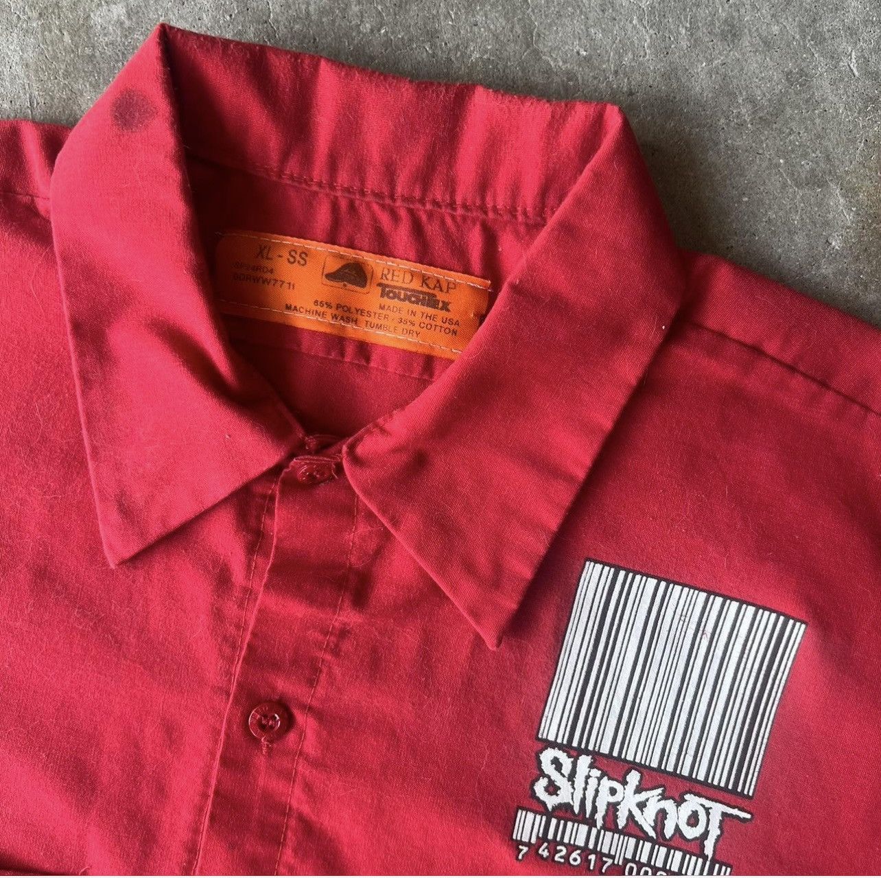 Slipknot × Vintage Slipknot Maggot Worker Button Down Shirt Size X - Large Size US XL / EU 56 / 4 - 3 Thumbnail