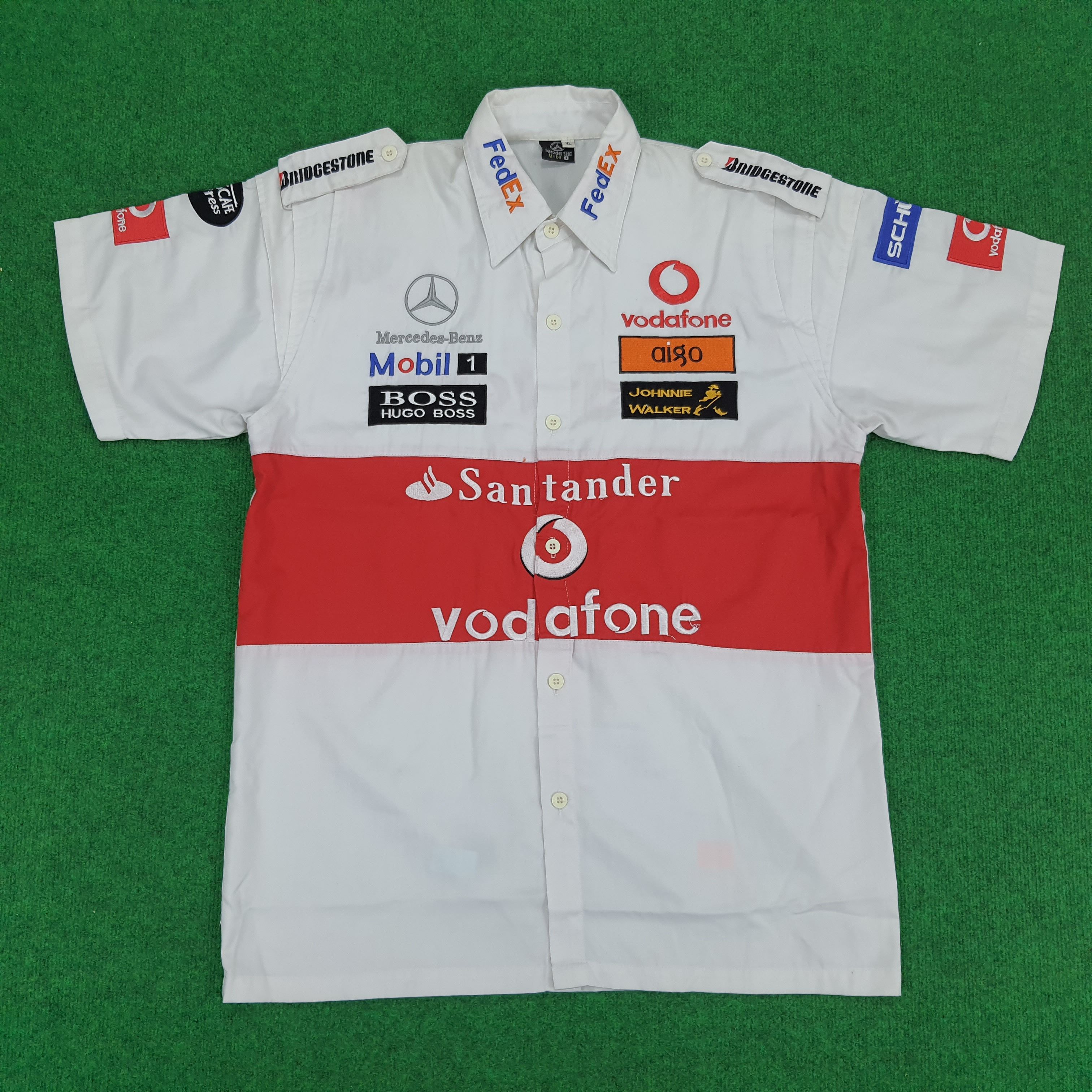 Other Vintage Mercedes-Benz Motorsport Work Shirt Size US L / EU 52-54 / 3 - 1 Thumbnail