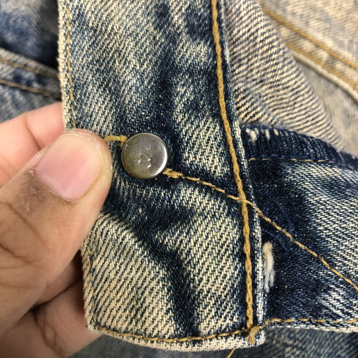 Levi's 🔥VINTAGE REPRODUCTION LEVI’S BIG E REDLINE JEANS LOT 503B Size US 28 / EU 44 - 21 Thumbnail