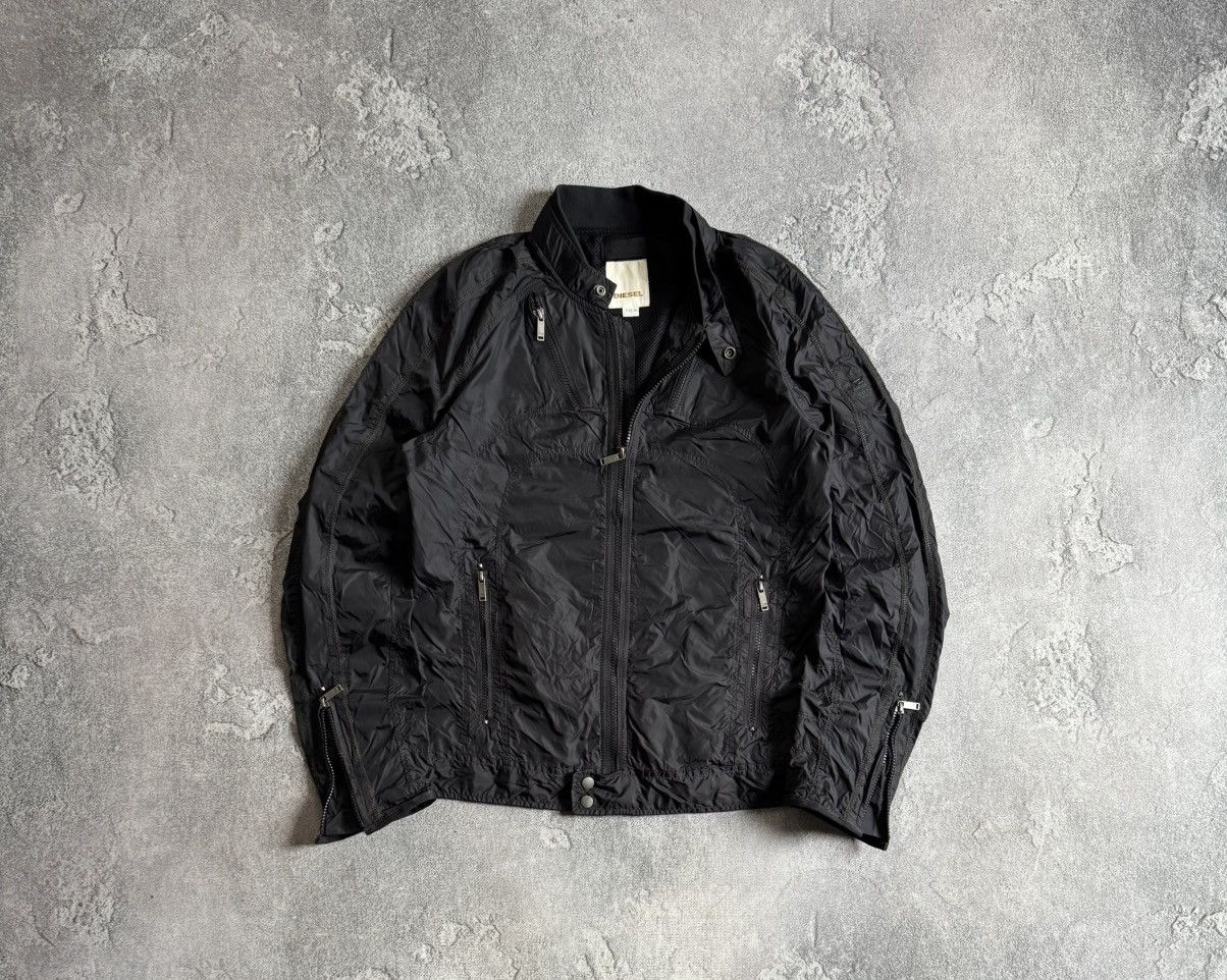 Diesel Diesel M zip nylon bomber jacket avantgarde y2k bondage 00s Size US M / EU 48-50 / 2 - 1 Thumbnail