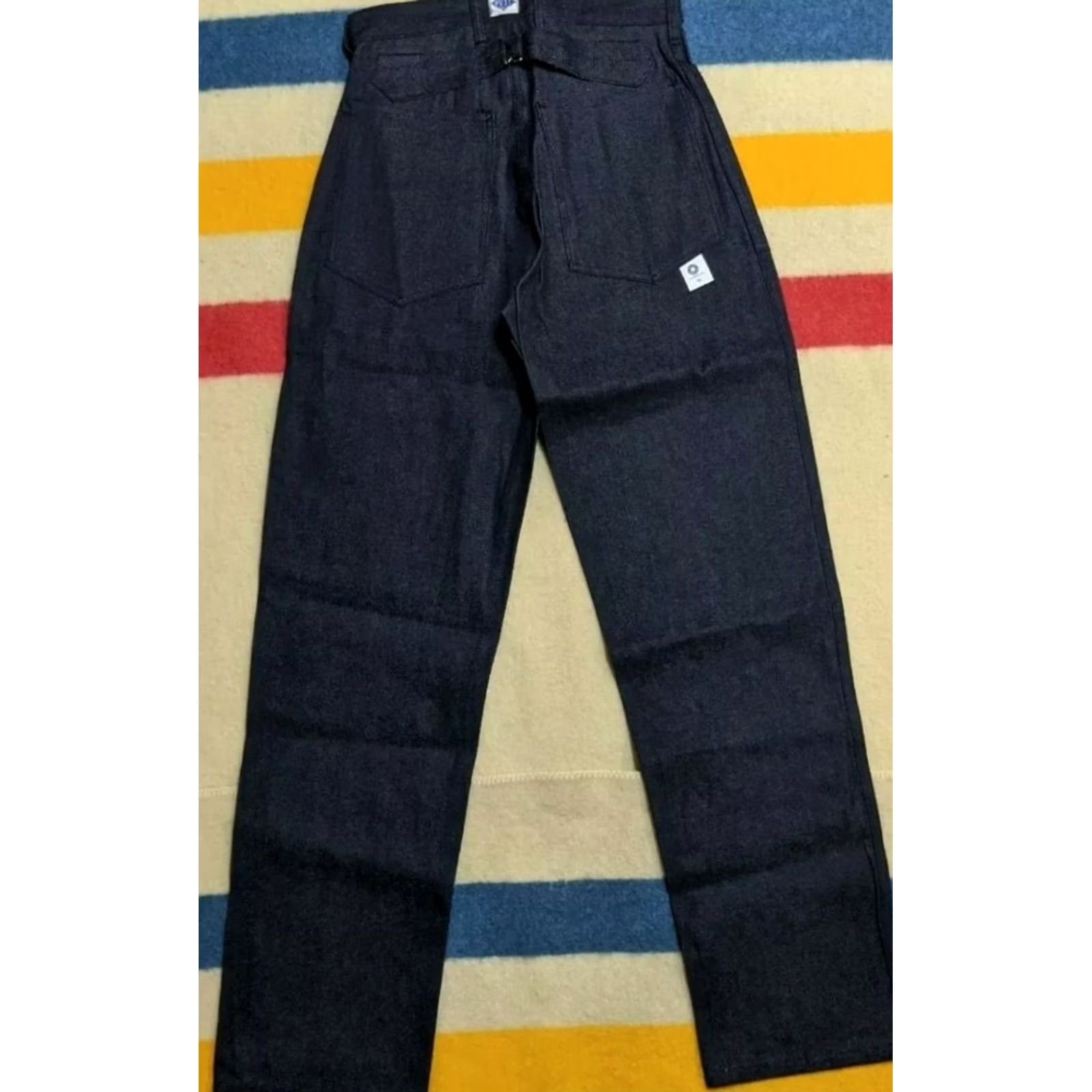Post Overalls Post Overalls O'All's USA Raw Denim Buckle Back Work Wear Western Jeans XS Men's Denim Workwear 36in Inseam Buckle Back USA Rancher Relabeled Size US 30 / EU 46 - 2 Thumbnail