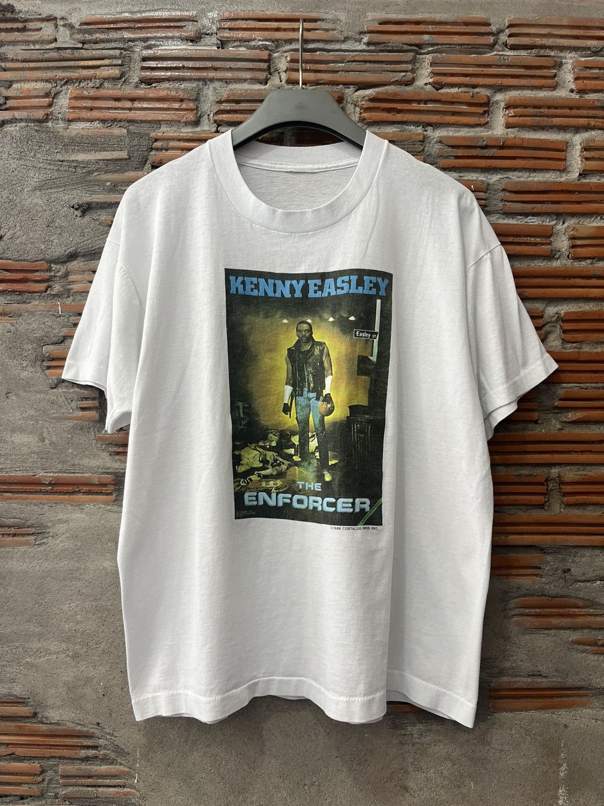 NFL Vintage KENNY EASLEY THE ENFORCER 1986’s Poster Photo Tshirt Size US L / EU 52-54 / 3 - 2 Thumbnail
