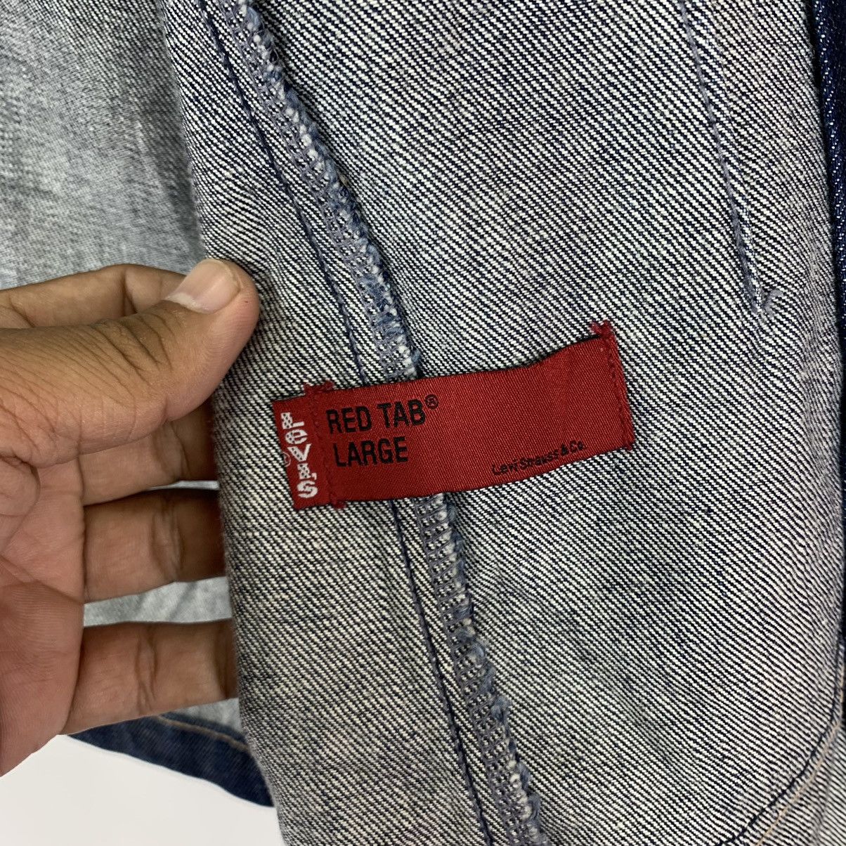 Levi's × Levi's Vintage Clothing Vintage Levis Red Tab Blue Denim Cardigan Jacket Size L / US 10 / IT 46 - 8 Thumbnail