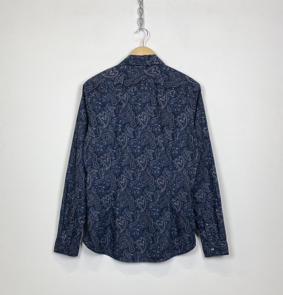 Pretty Green Pretty Green Slim Fit Shirt Buttons-Up Paisley Pattern Size US M / EU 48-50 / 2 - 9 Thumbnail