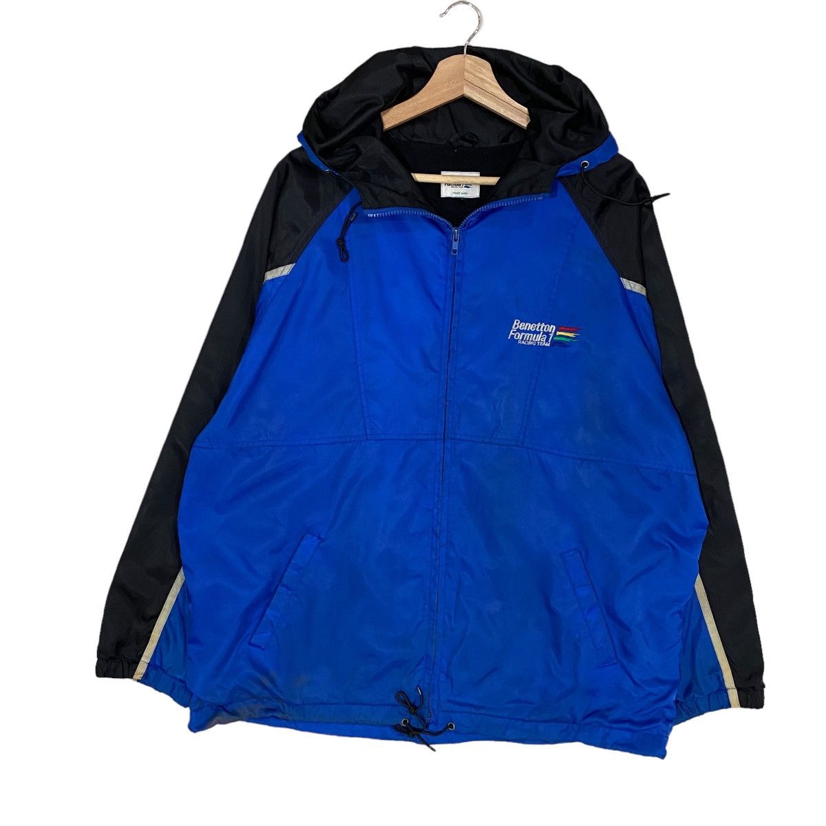 Benetton × United Colors Of Benetton ⚡️VTG BENETTON F1 RACING TEAM HOODIE LIGHT JACKET Size US L / EU 52-54 / 3 - 3 Thumbnail