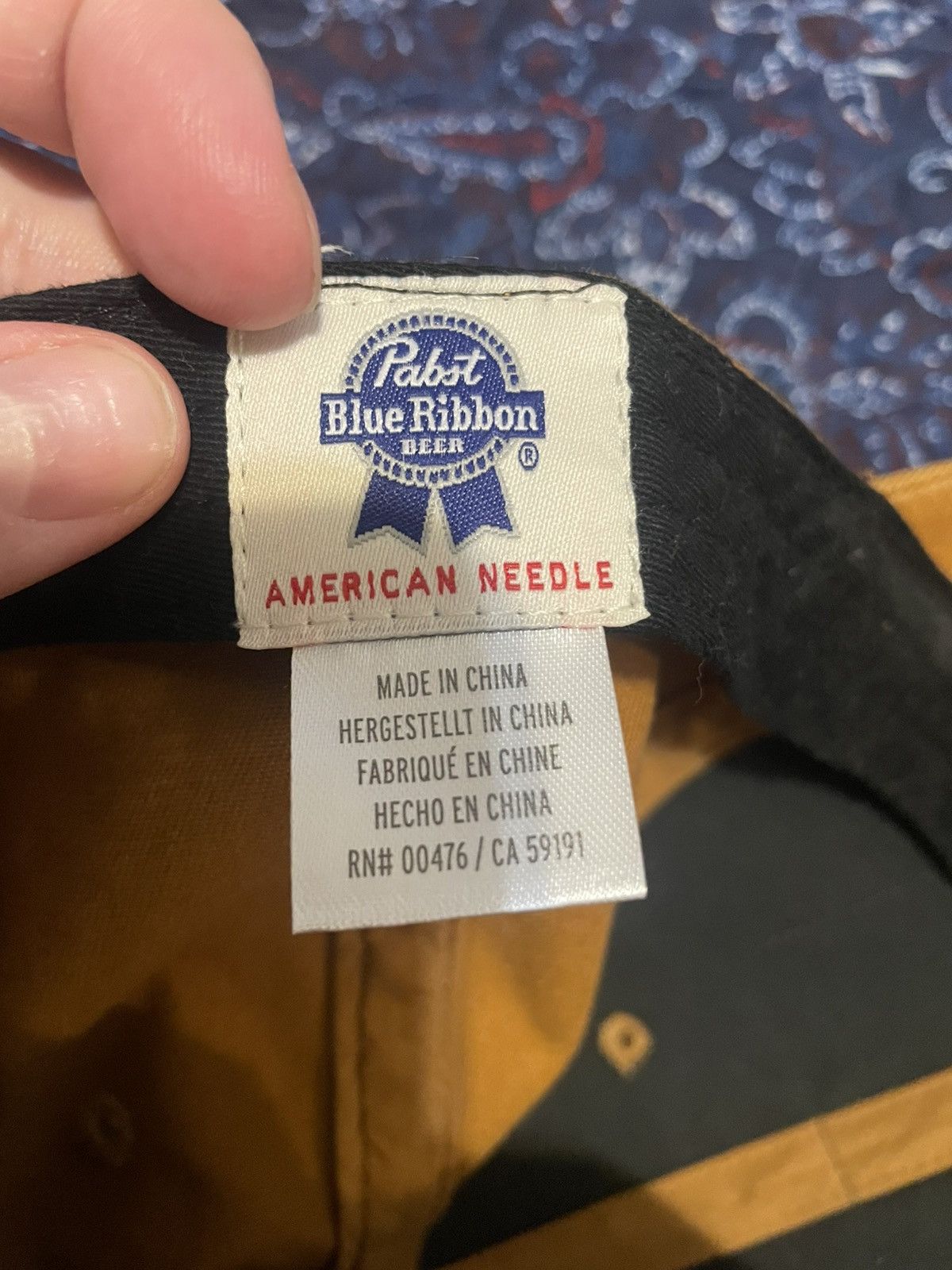 American Needle American Needle Pabst Blue Ribbon Beer Hat Size ONE SIZE - 3 Thumbnail