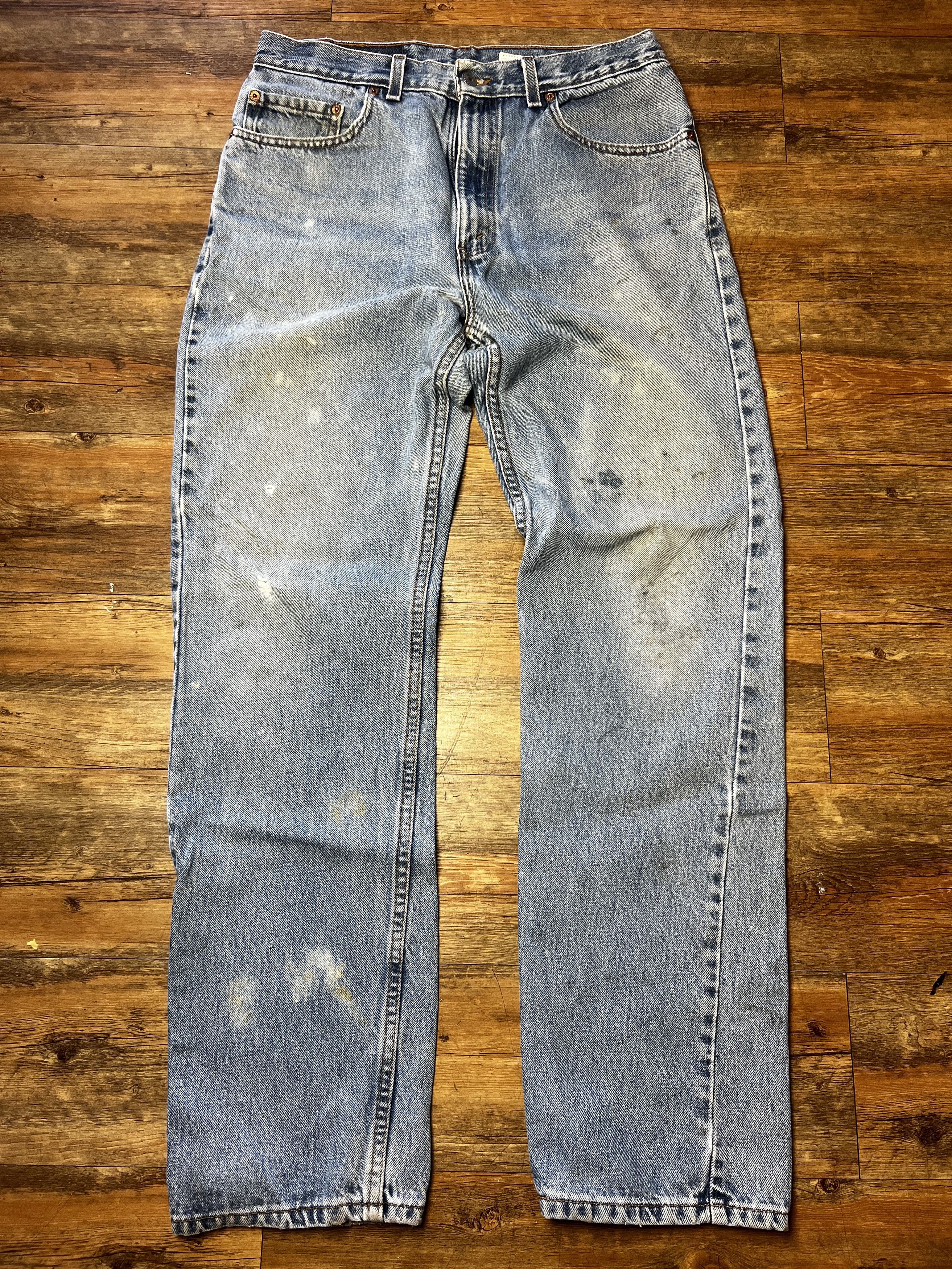 Levi's Vintage Clothing Vintage 505 Levi's Regular Fit Straight Leg Zipper Fly Denim Size US 34 / EU 50 - 2 Thumbnail