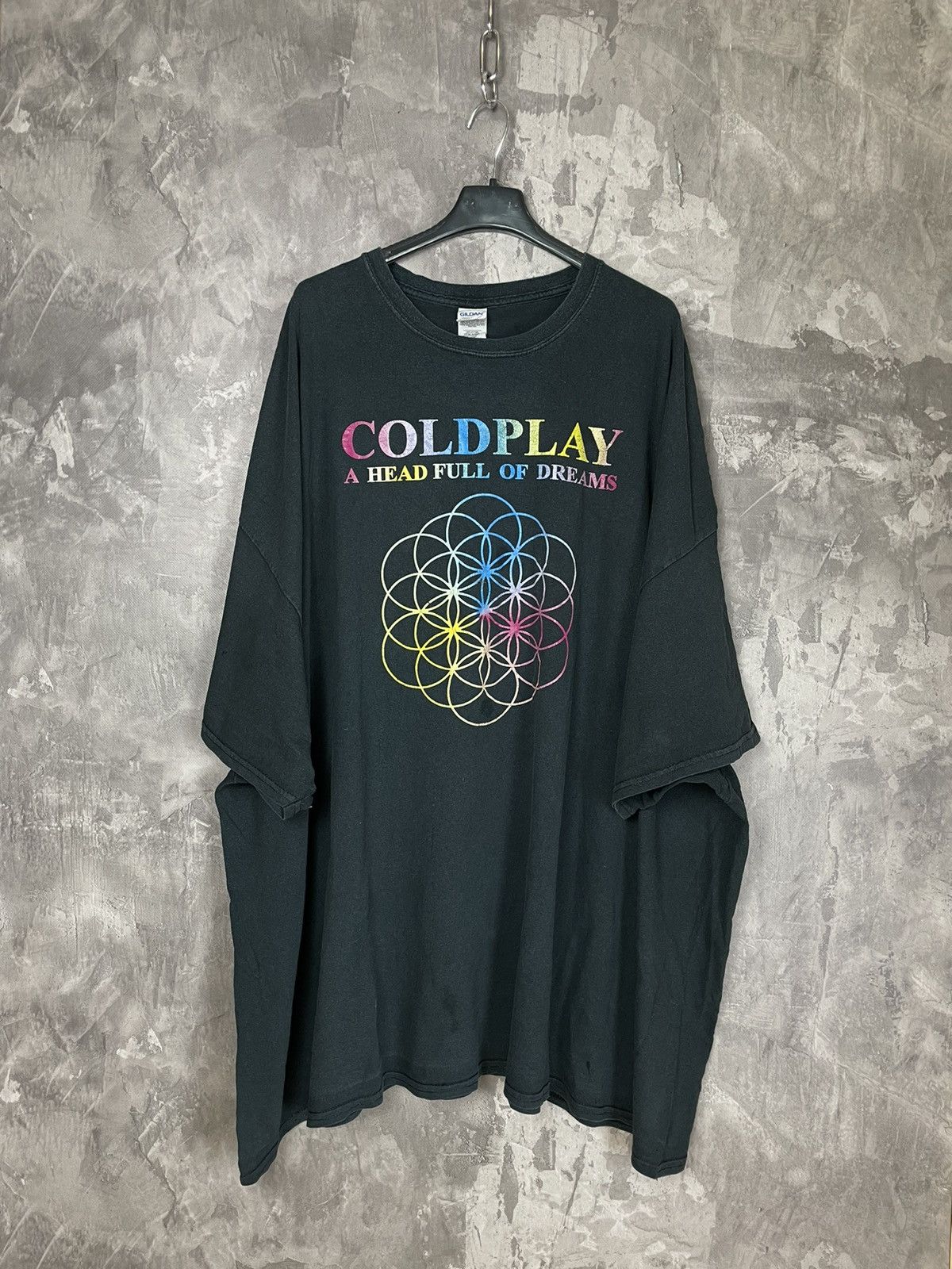 Band Tees × Vintage Vintage Y2K Coldplay Big Logo Oversized World Tour T Shirt Size US XXL / EU 58 / 5 - 1 Thumbnail