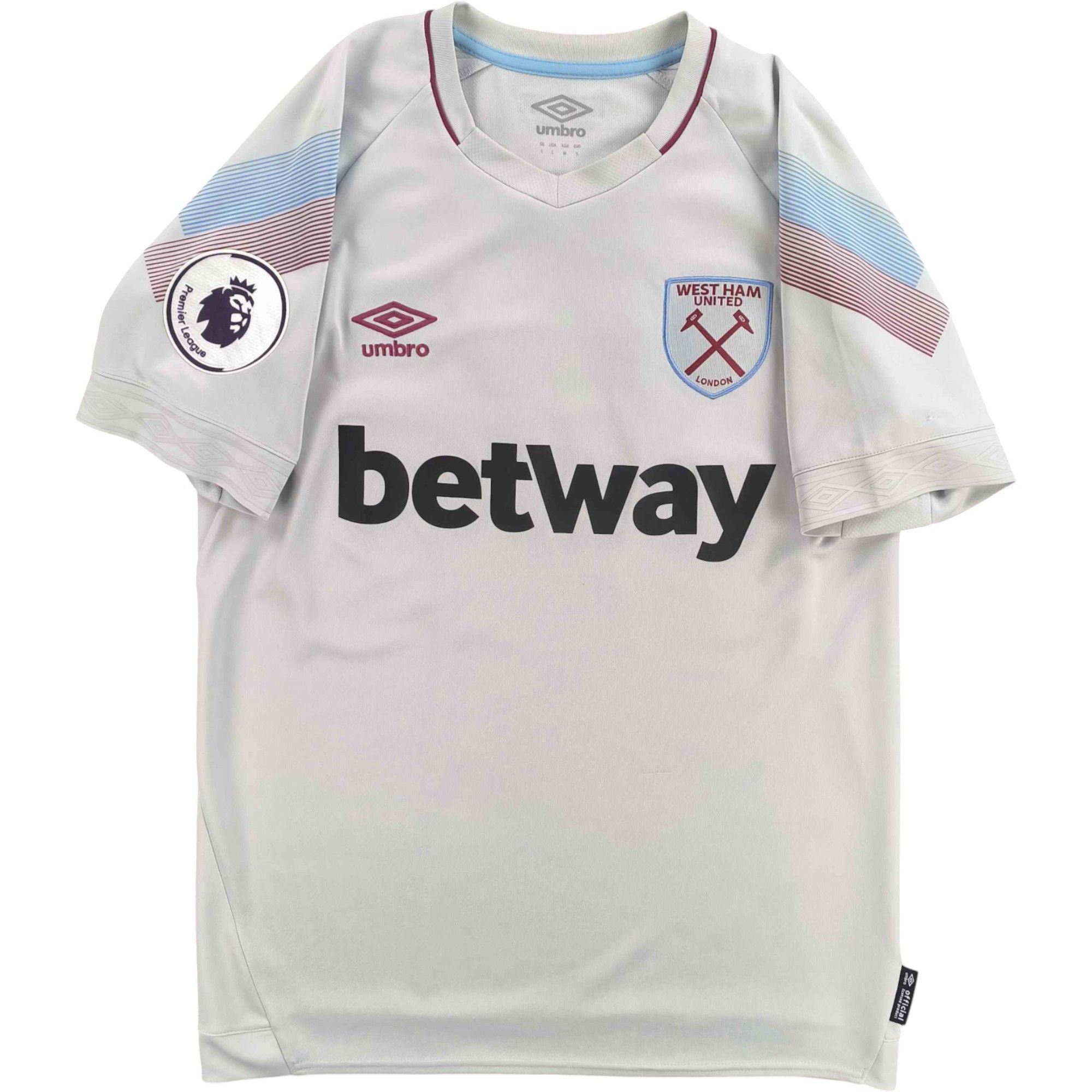 Umbro West Ham United 18-19 third Arnautovic football jersey sz S Size US S / EU 44-46 / 1 - 2 Thumbnail