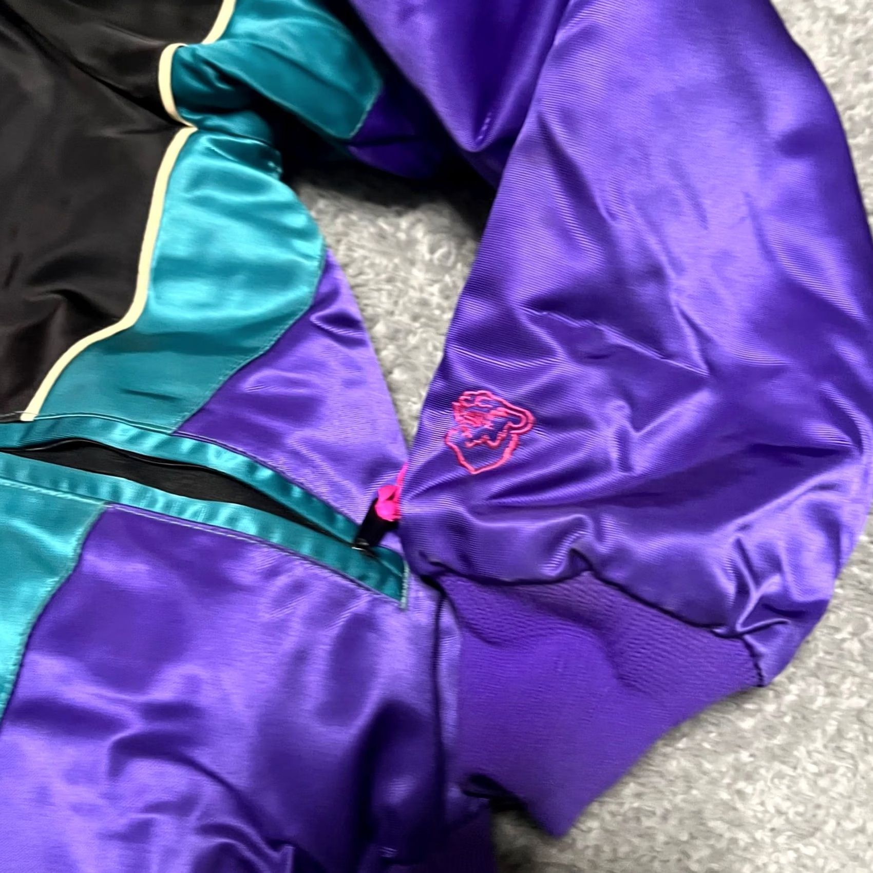 Vintage VINTAGE Arctic Cat Coat Womens Small USA Snowmobile Parka Nylon Purple Jacket Size S / US 4 / IT 40 - 4 Thumbnail