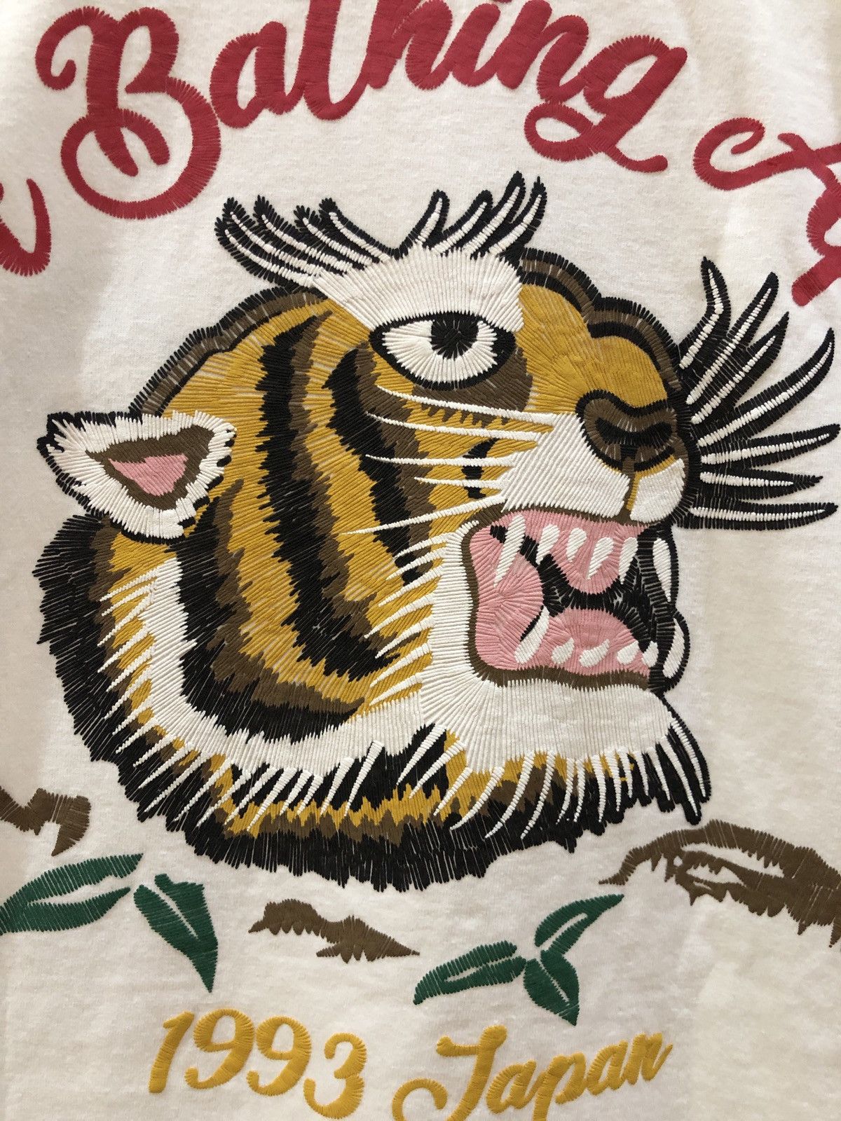 Bape A Bathing Ape Embroidery Style Souvenir Logo Tee Size US XL / EU 56 / 4 - 5 Thumbnail