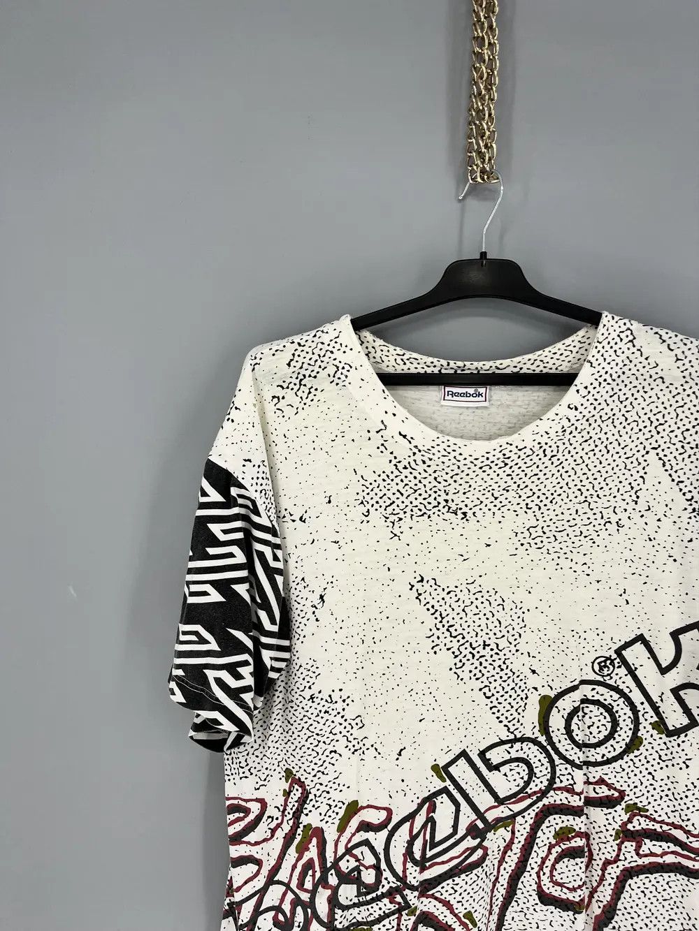Reebok REEBOK BlackTop Vintage T-Shirt Big Logo Tee Basketball 90s Size US XL / EU 56 / 4 - 7 Thumbnail