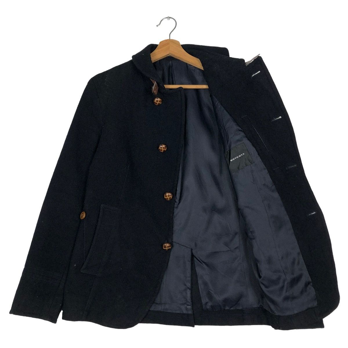 Boycott 🔥VINTAGE WOOL JACKET BOYCOTT ISSEY MIYAKE JAPAN Size US M / EU 48-50 / 2 - 11 Thumbnail