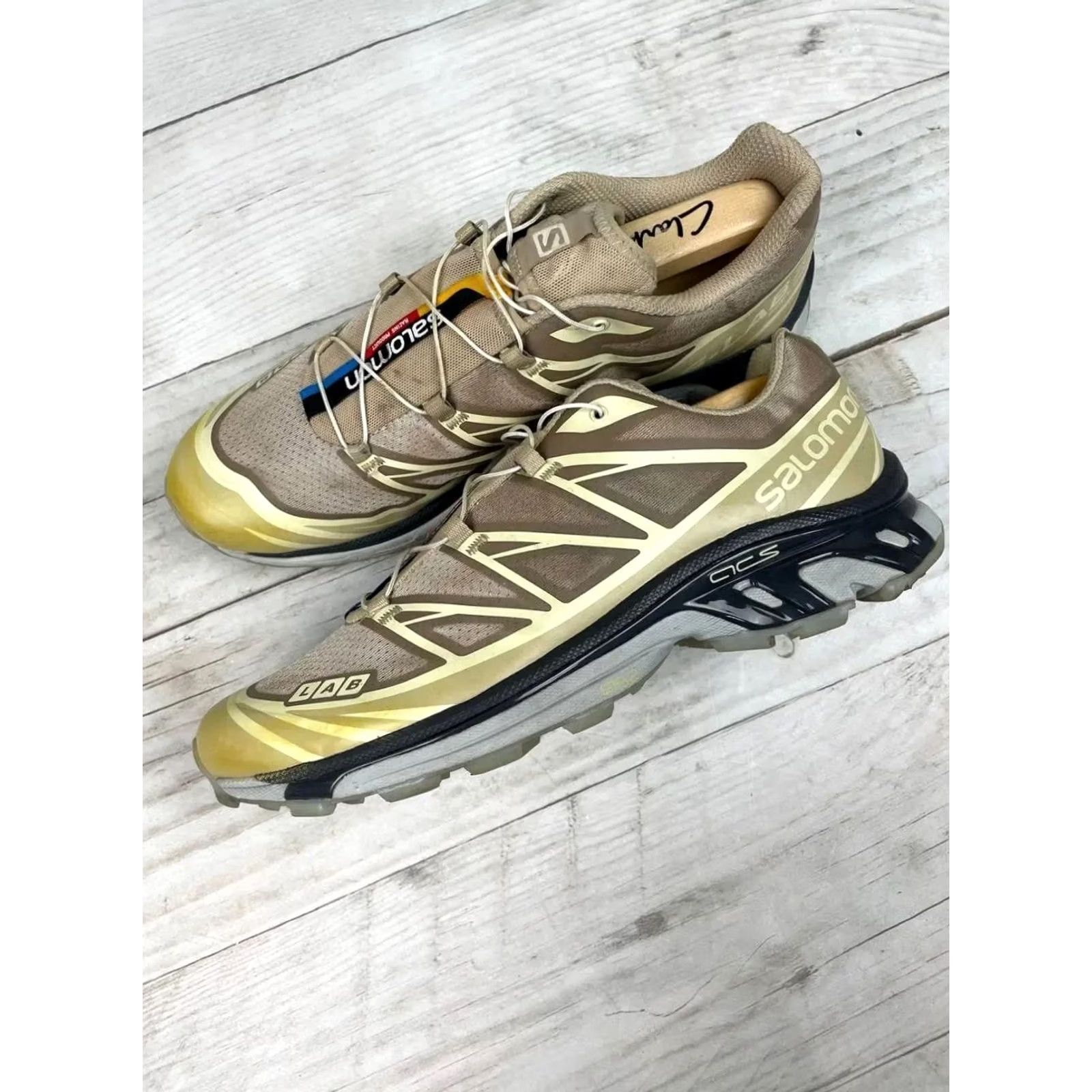 Salomon Salomon XT-6 Sneaker Men Size US 10 Beige Nike? Size US 10 / EU 43 - 4 Thumbnail