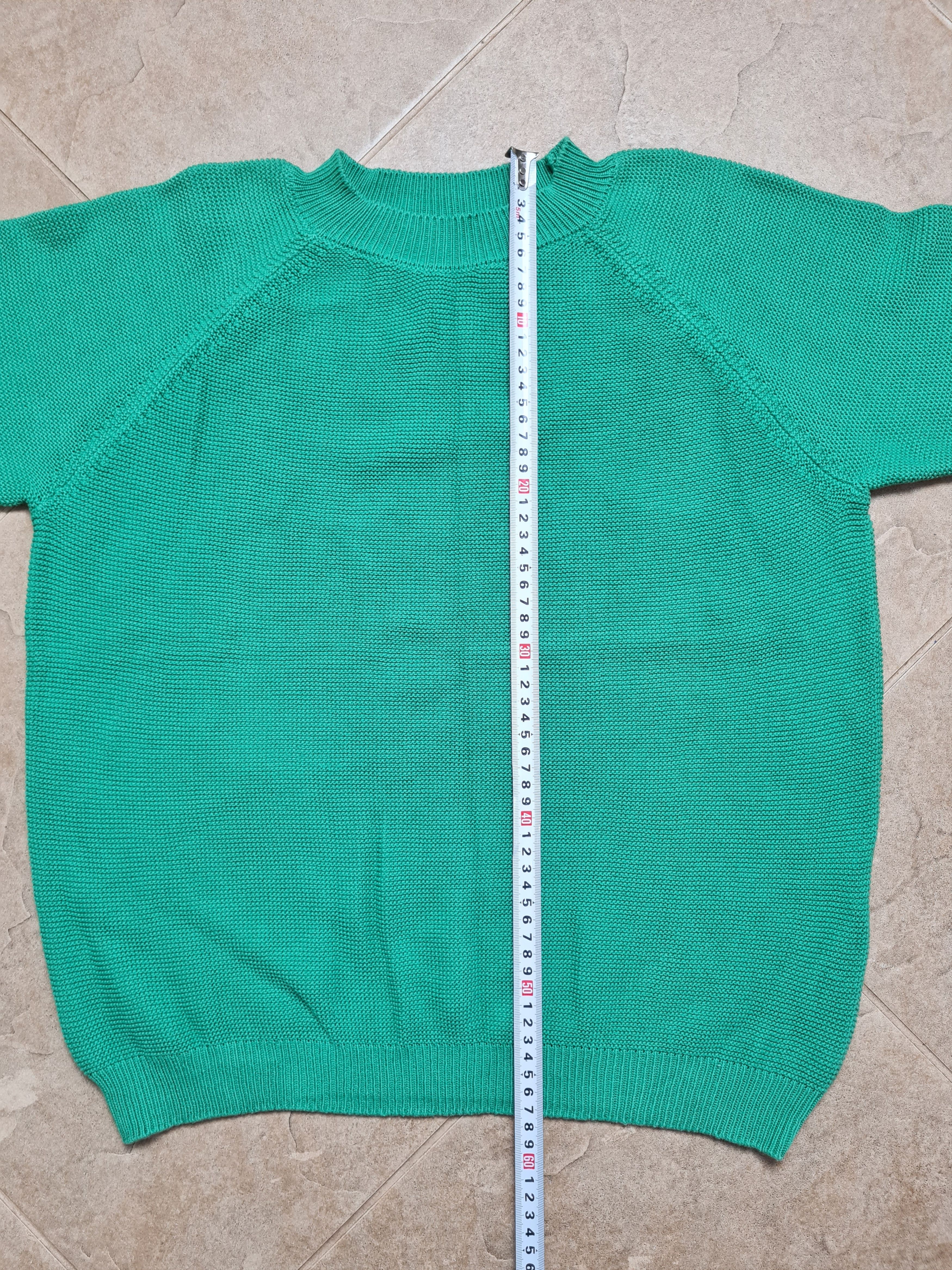 Max Mara WEEKEND MAX MARA Relaxed Fit Green Knit Crew-Neck Sweater Size M / US 6-8 / IT 42-44 - 6 Thumbnail