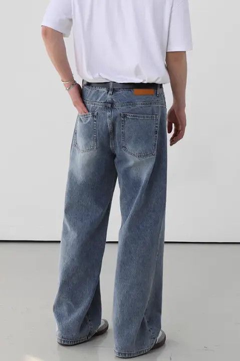 Japanese Brand Hayama x Hori Blue vintage washed casual loose trendy jeans Size US 32 / EU 48 - 5 Thumbnail