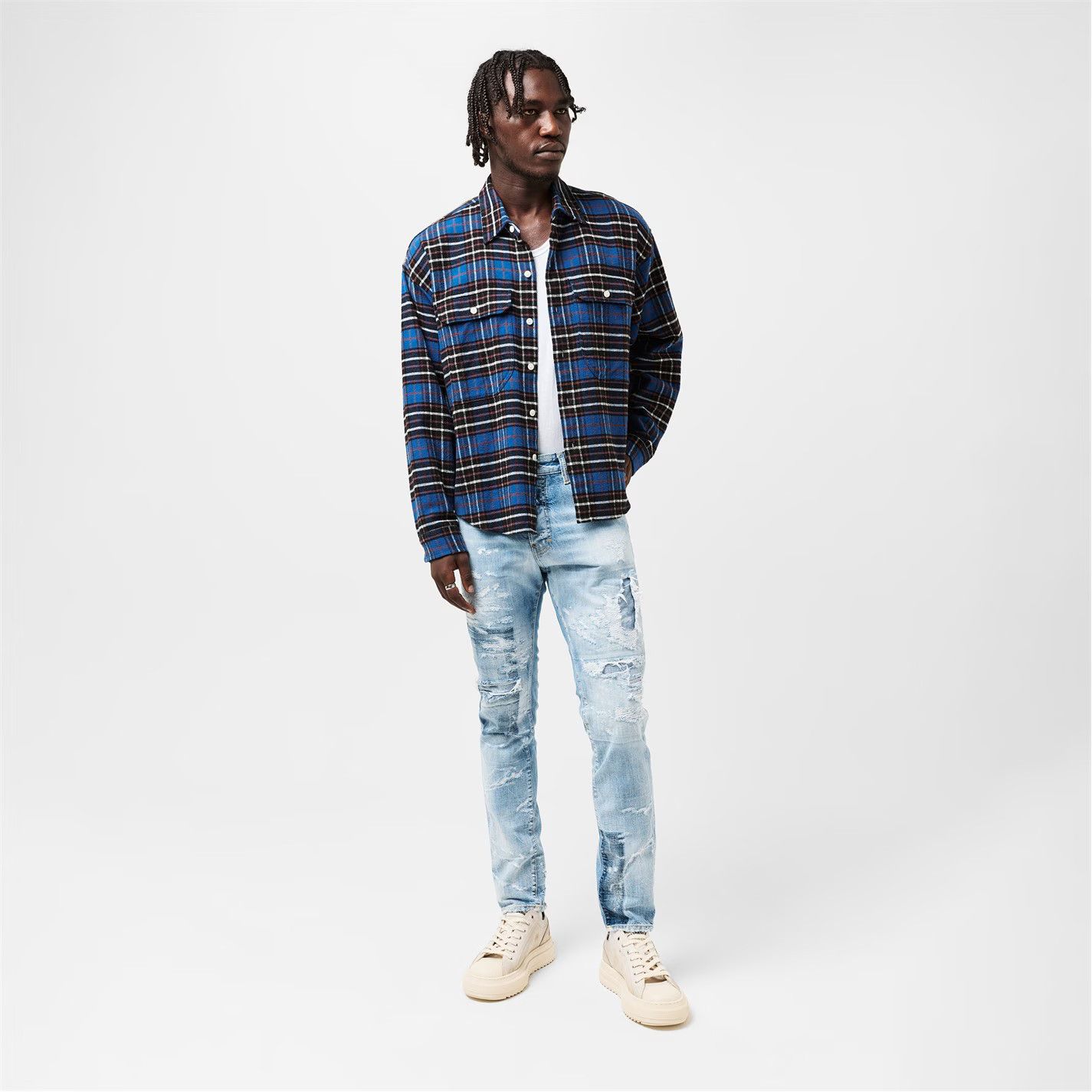Dsquared2 o1g2r1mq0426 Cool Guy Slim Fit Jeans in Blue Size US 36 / EU 52 - 6 Thumbnail