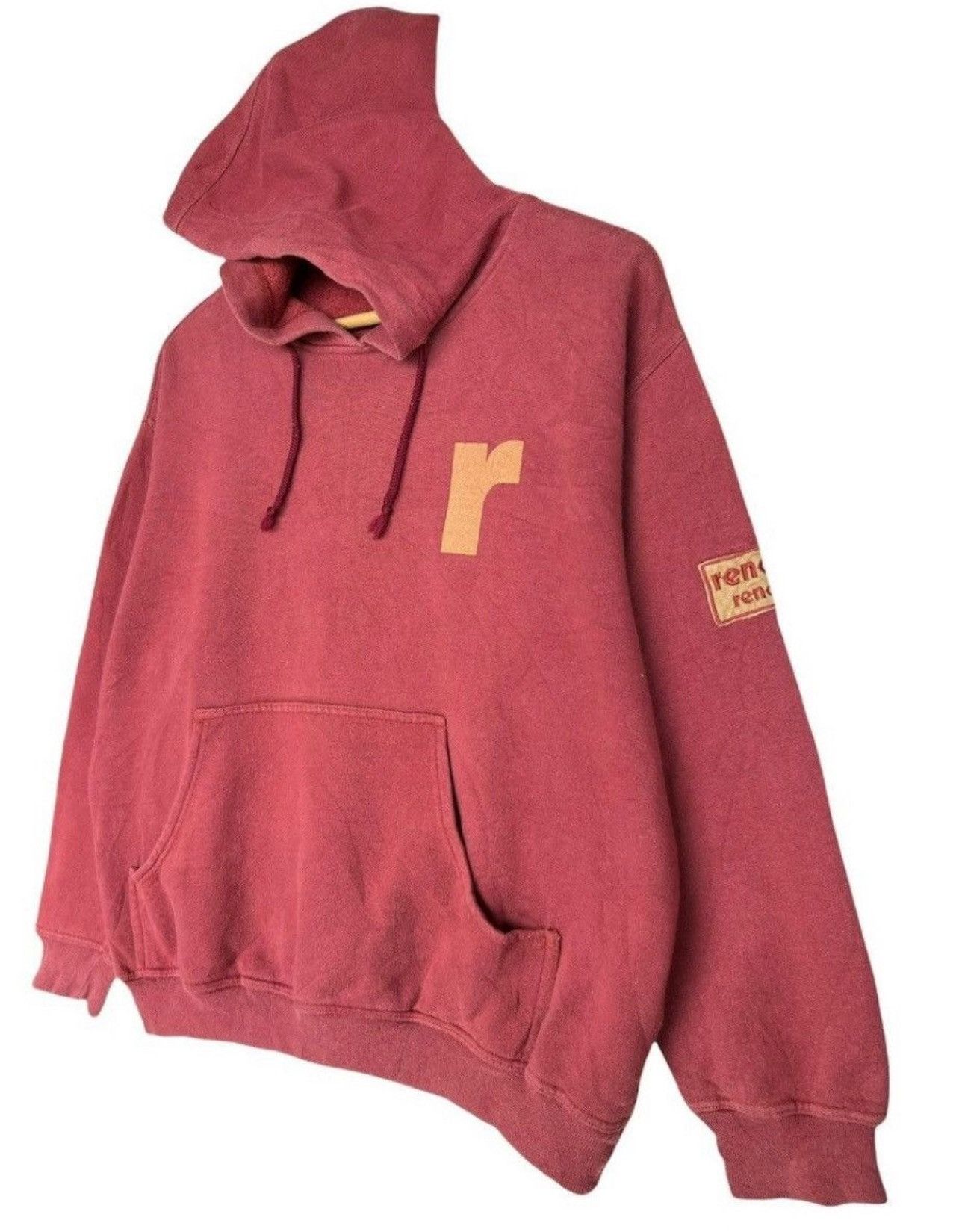 Renoma × Vintage Vintage Renoma Italy Hoodie Renoma Faded Boxy Baggy Hoodie Size L / US 10 / IT 46 - 2 Thumbnail