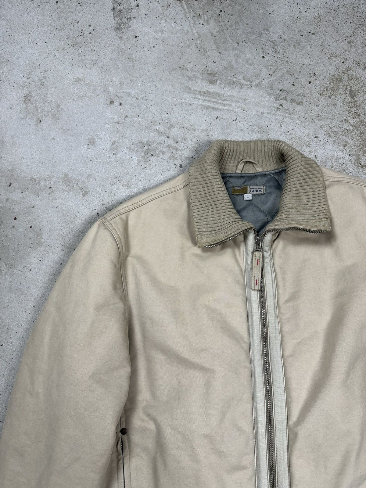 Vintage Vintage Y2K Carhartt Style Beige Workwear Detroit Jacket Size US L / EU 52-54 / 3 - 7 Thumbnail