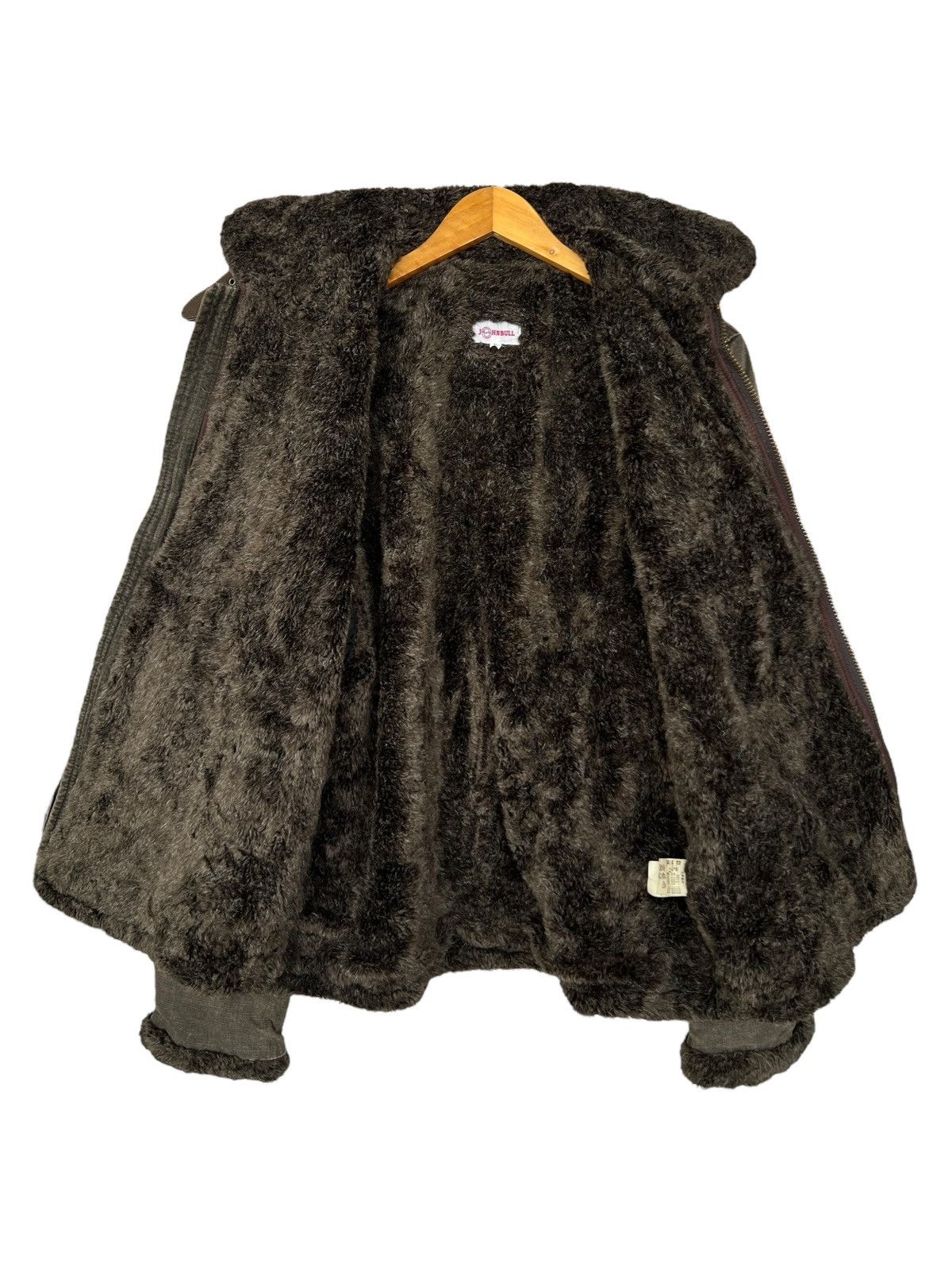 Vintage Johnbull Alpaca Fur Canvas Green Jacket Size US L / EU 52-54 / 3 - 5 Thumbnail