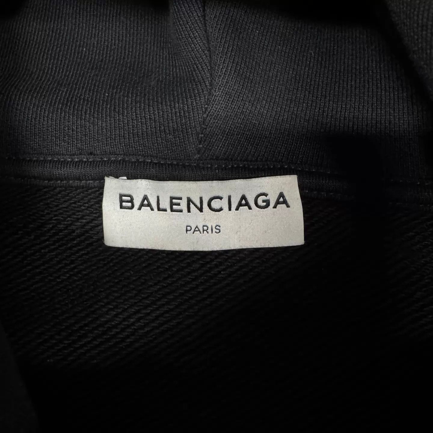 Balenciaga Balenciaga Black Back Logo Print Hoodie M Size US M / EU 48-50 / 2 - 5 Thumbnail