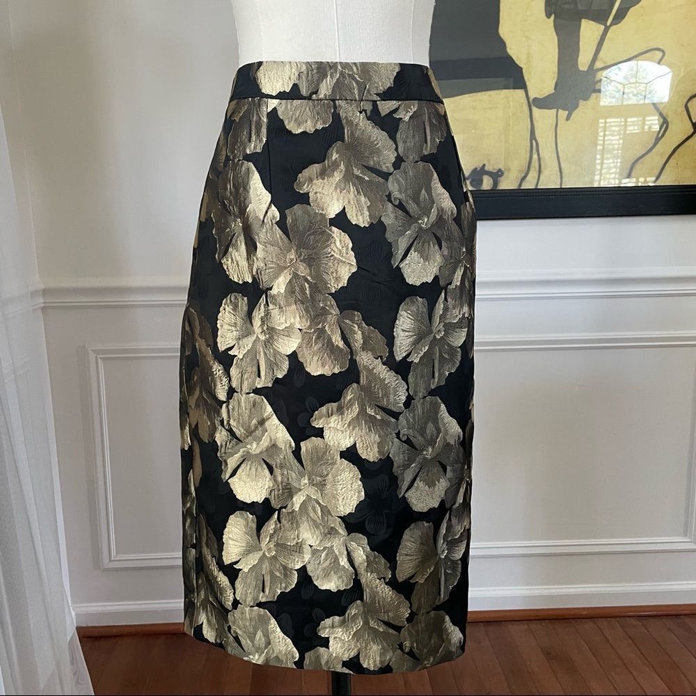 Other Ashro Larhonda Wardrober 3 Pc Peplum Jacket Skirt Pants Gold Size XL / US 12-14 / IT 48-50 - 4 Thumbnail