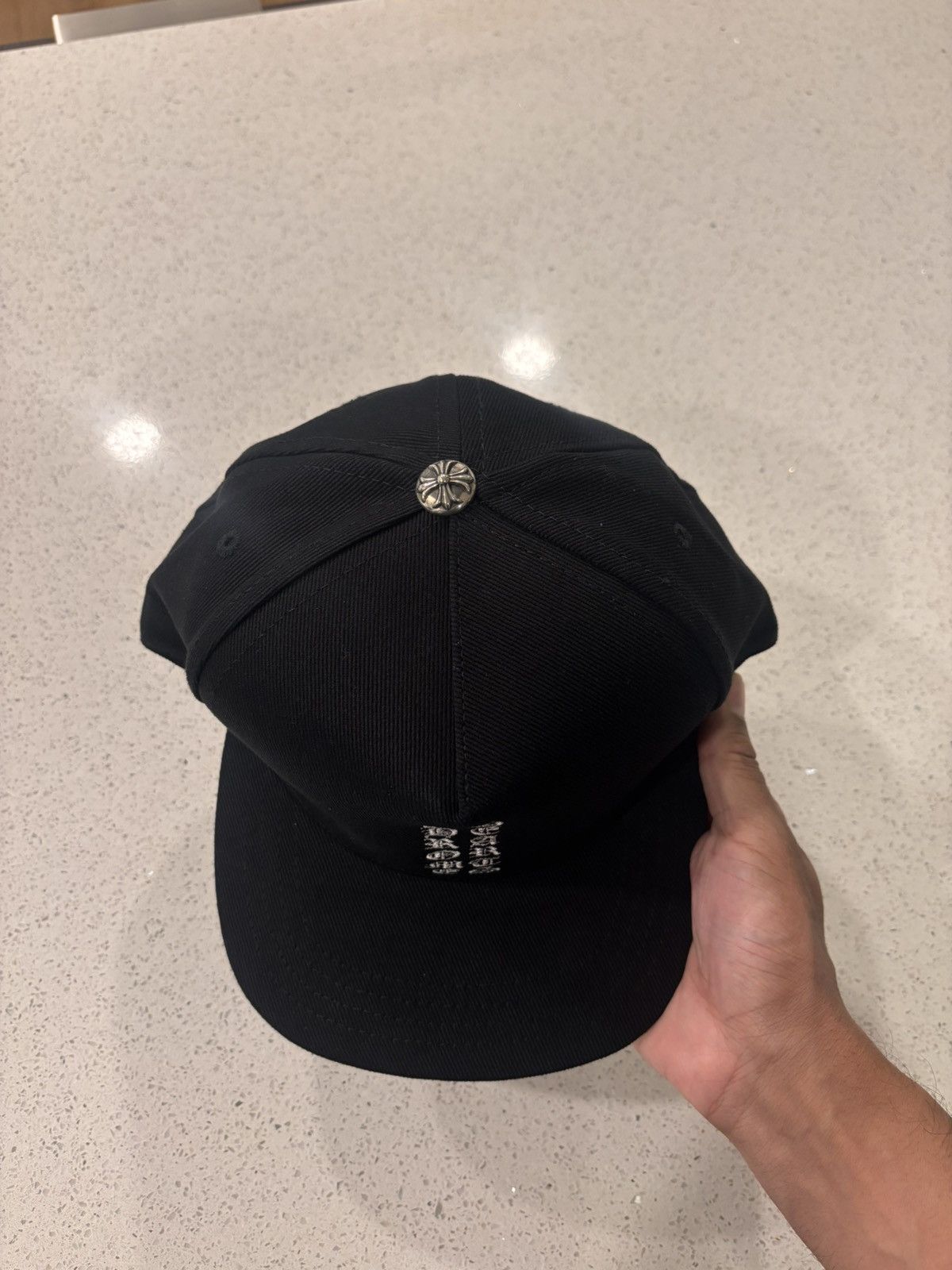 Chrome Hearts Chrome Hearts Vertical Logo Hat Size ONE SIZE - 5 Thumbnail