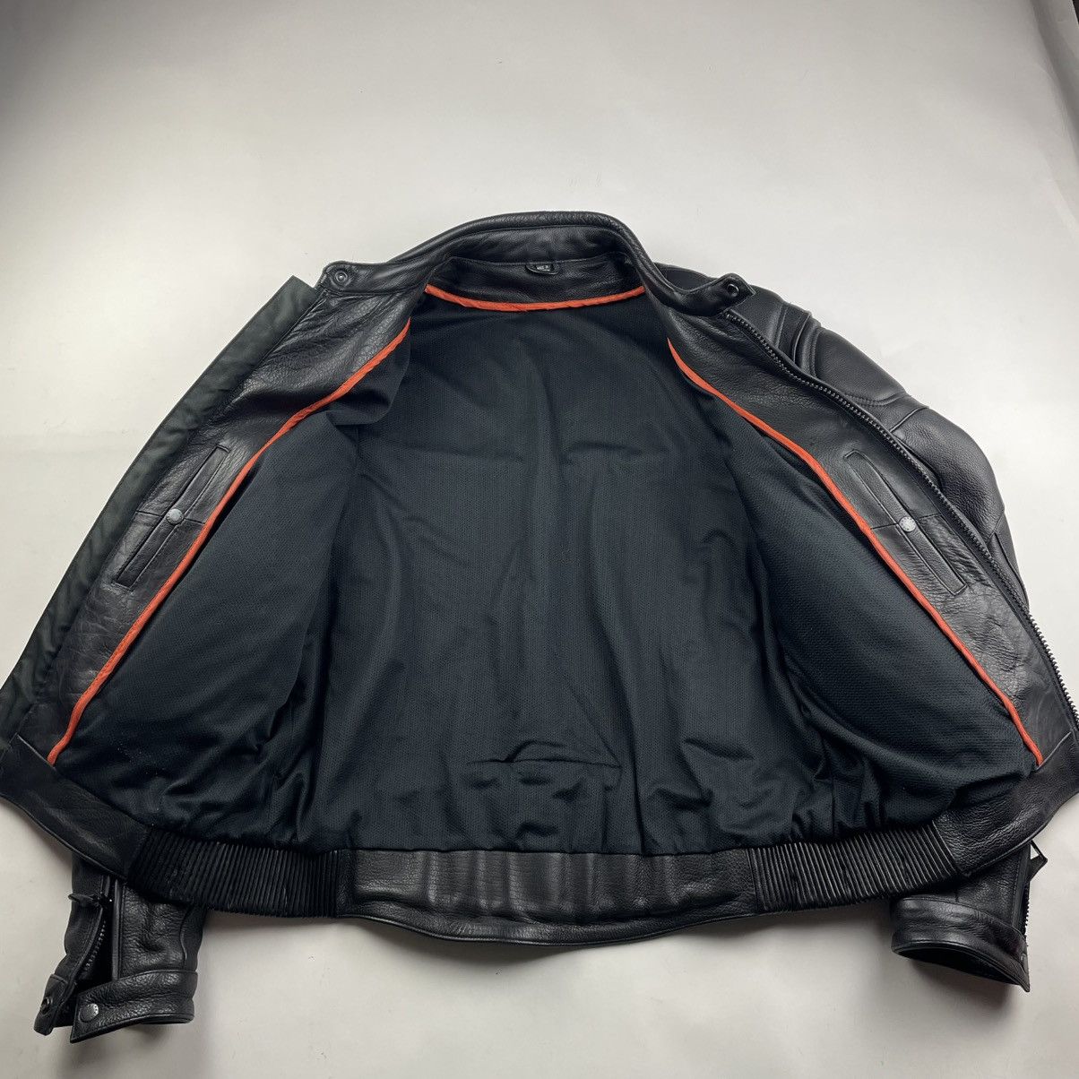 Other Milwaukee Leather Jacket Mens L Black Motorcycle Biker Thick Size US L / EU 52-54 / 3 - 12 Thumbnail