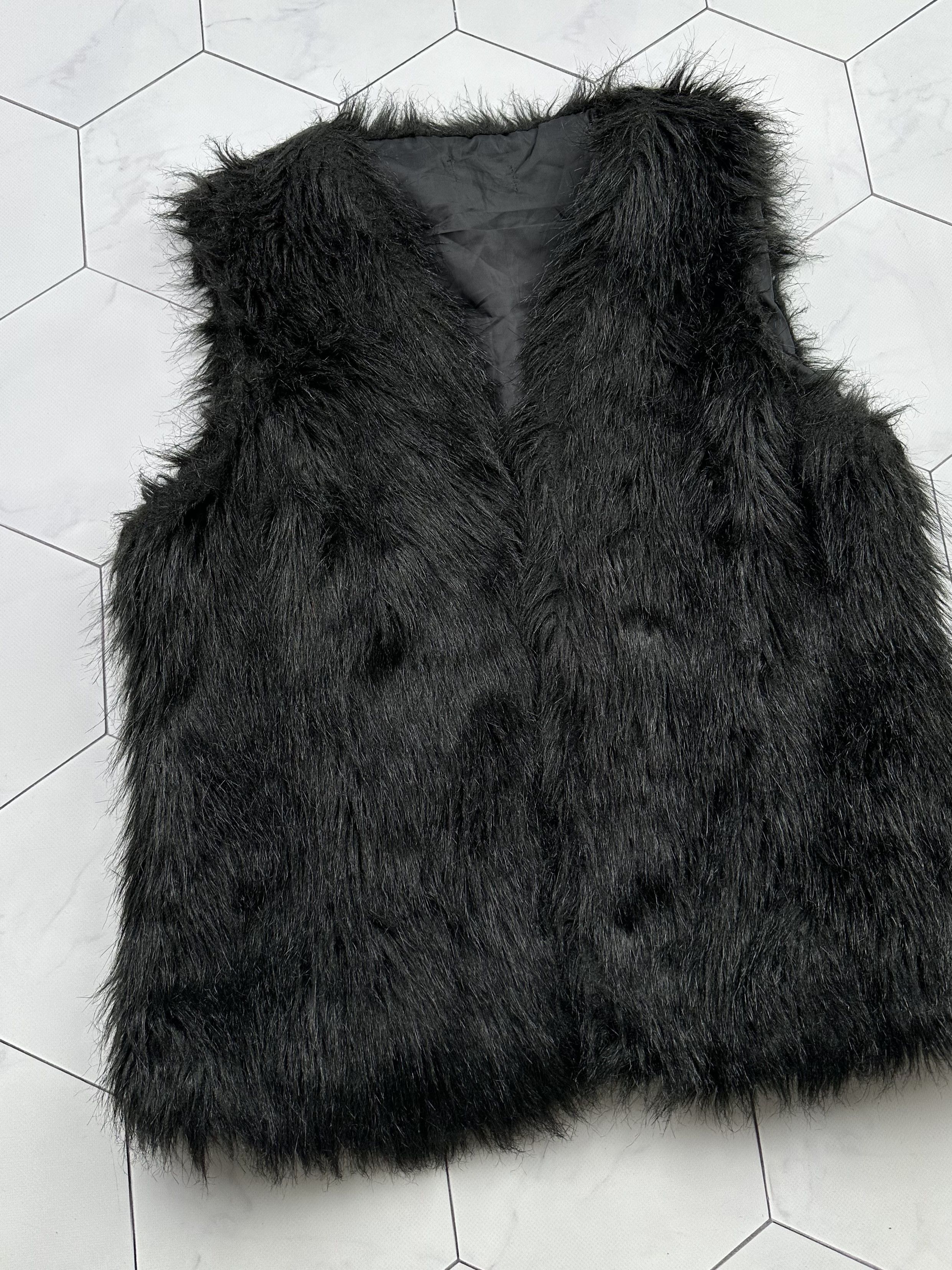 Vintage Vintage Faux Fur Vest (B474)E2D15 Size US S / EU 44-46 / 1 - 2 Thumbnail